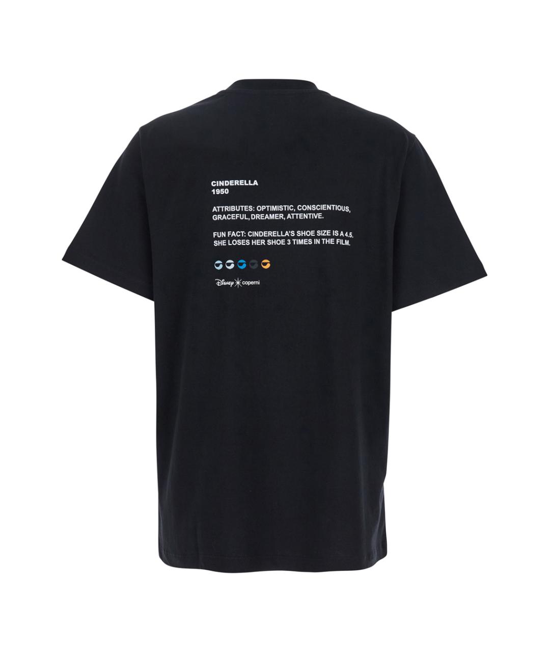 COPERNI Черная хлопковая футболка, фото 2