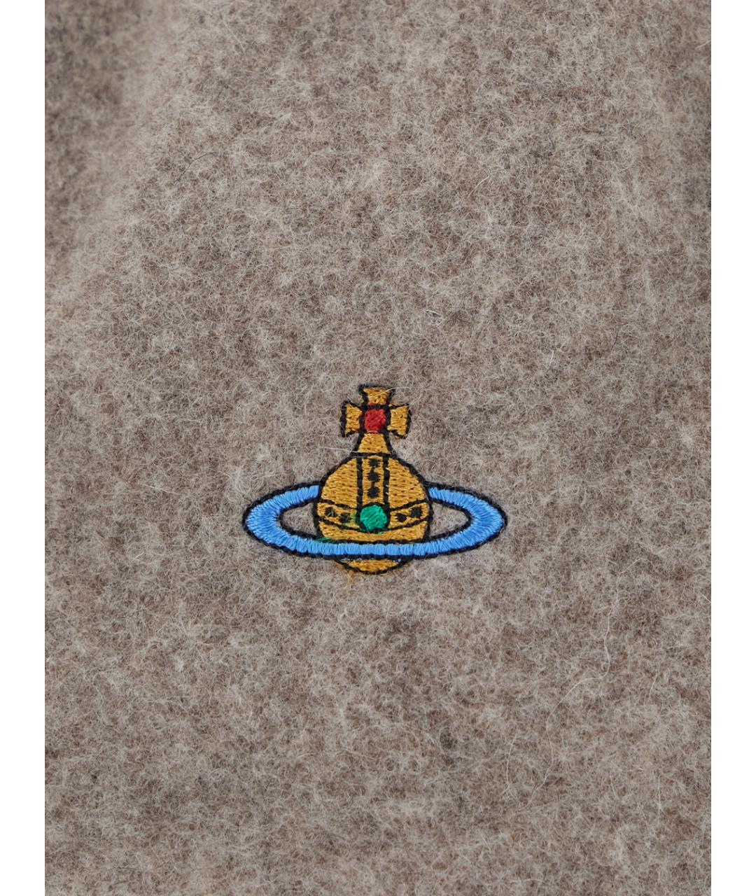 VIVIENNE WESTWOOD Бежевая шерстяная шляпа, фото 3