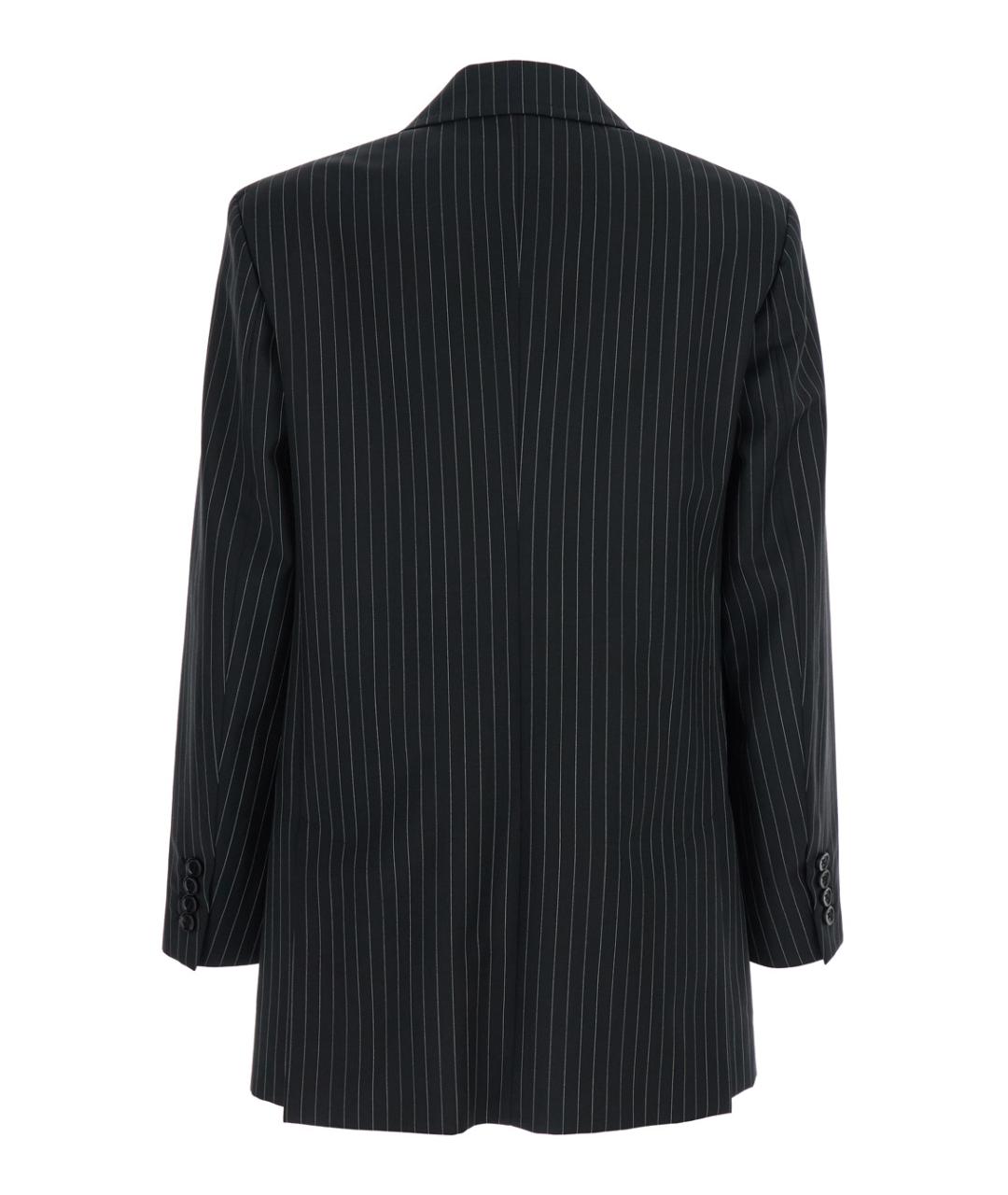 MAX MARA Черный шерстяной жакет/пиджак, фото 2