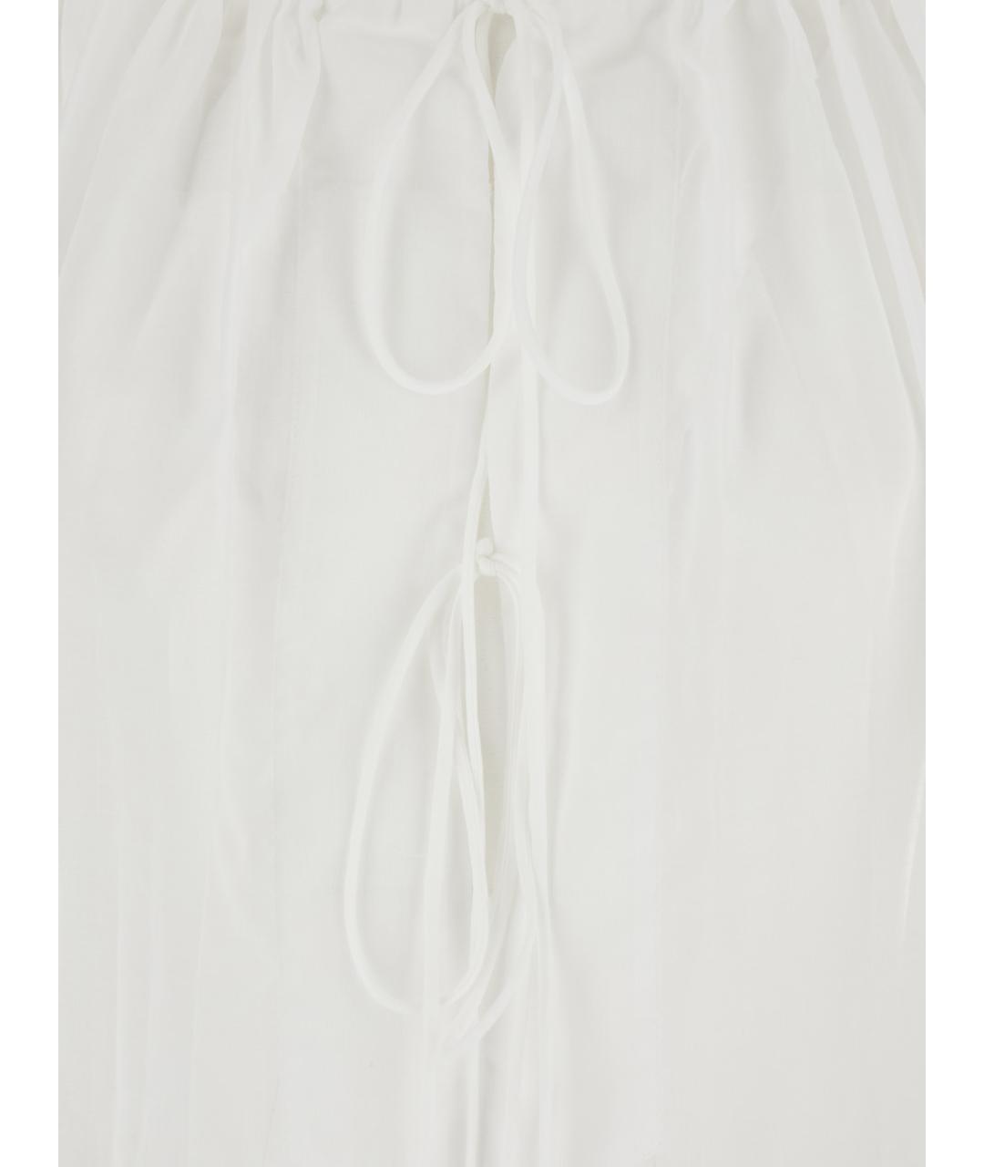 THE ANDAMANE Белая хлопковая блузы, фото 3