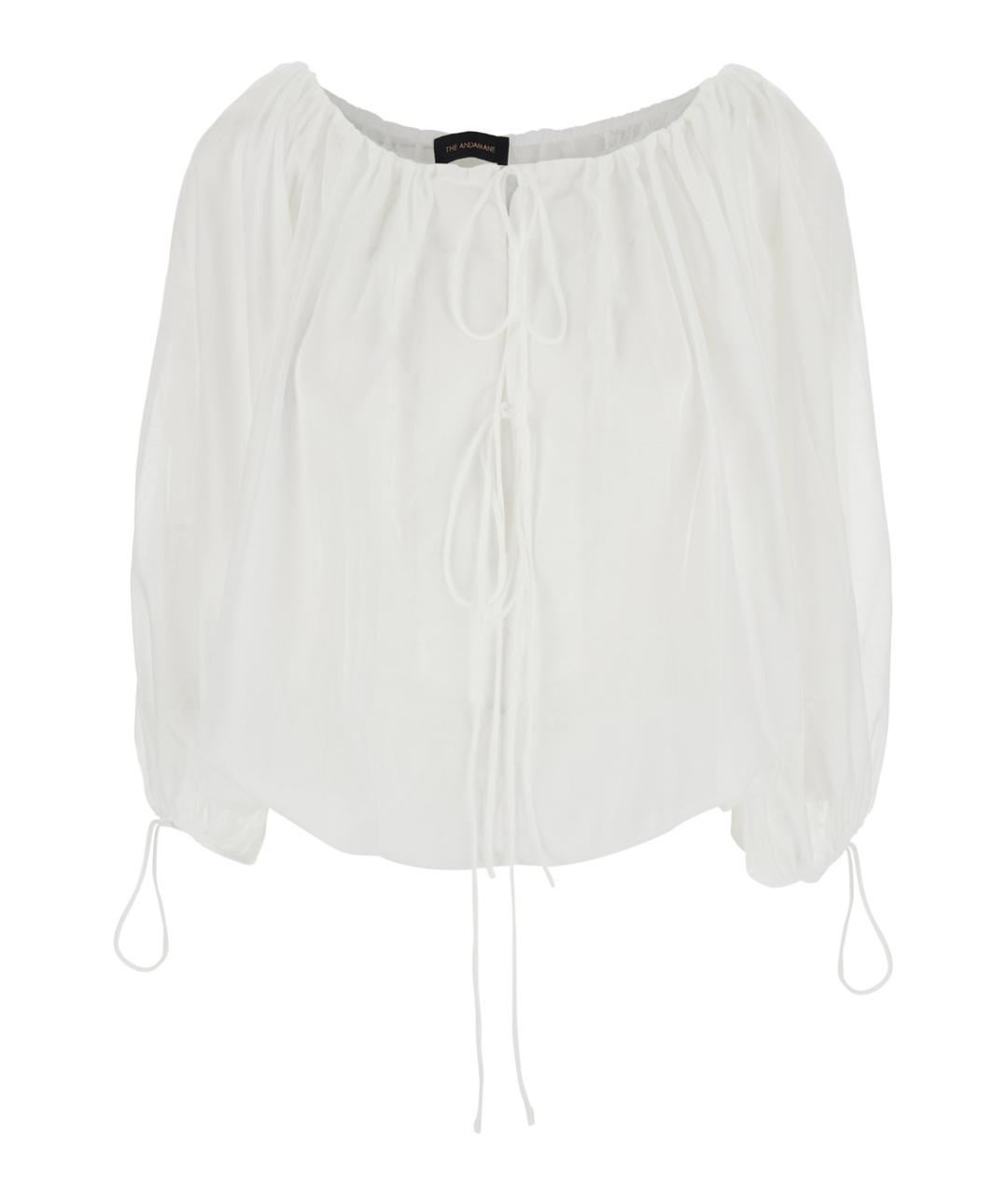 THE ANDAMANE Белая хлопковая блузы, фото 1