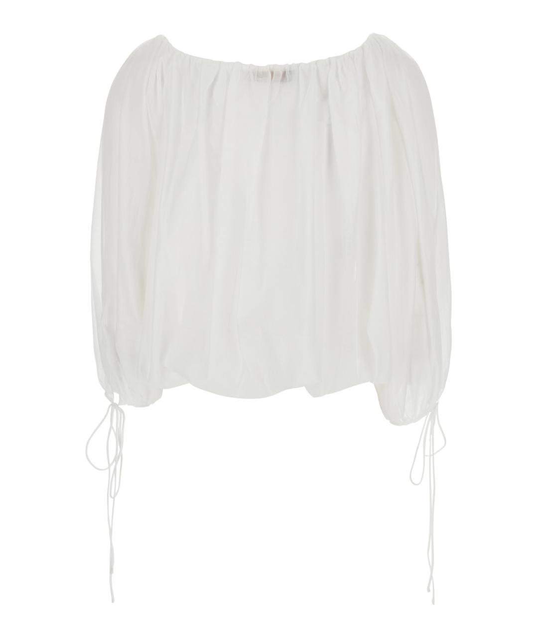 THE ANDAMANE Белая хлопковая блузы, фото 2