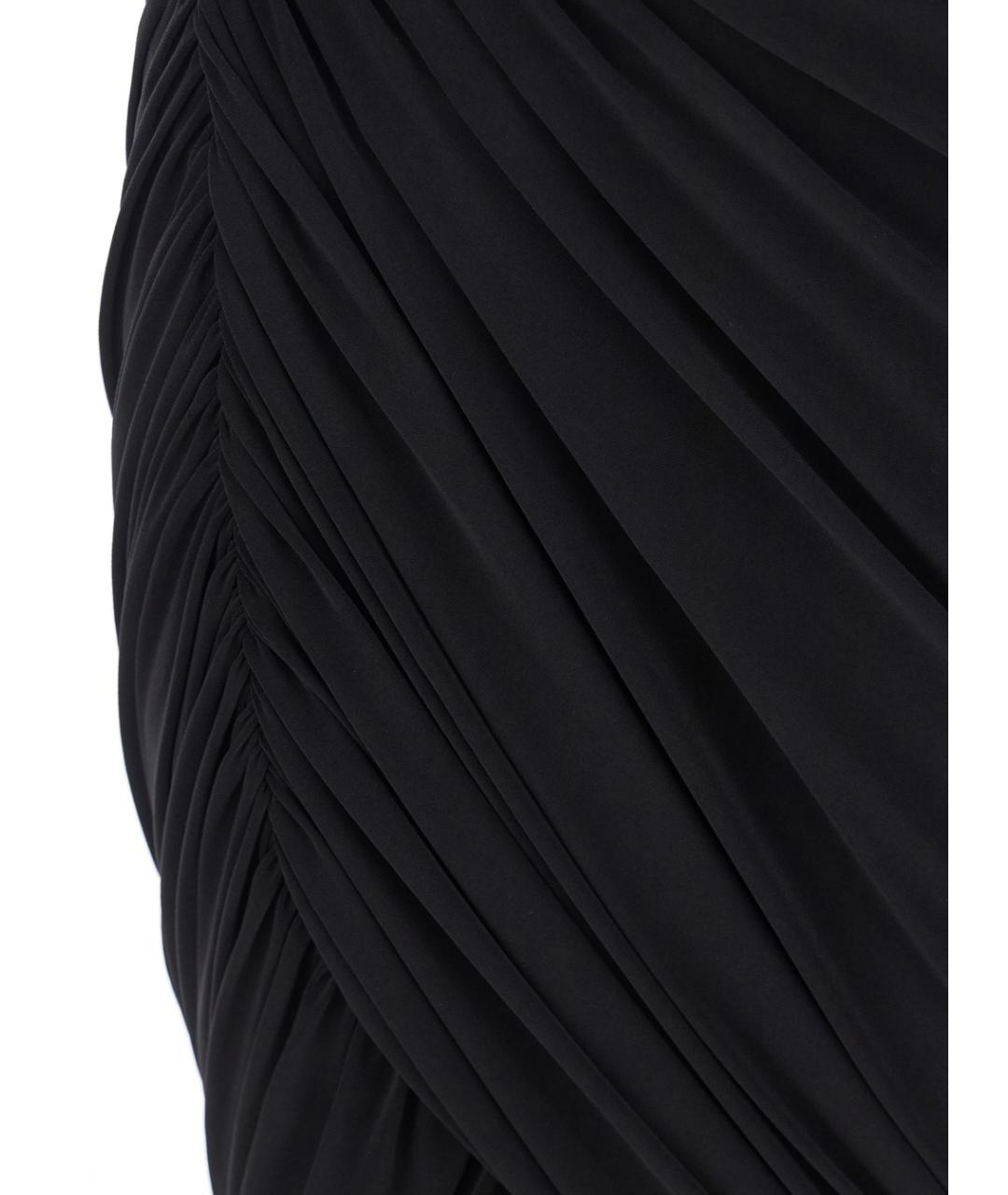 NORMA KAMALI Черное полиэстеровое вечернее платье, фото 3