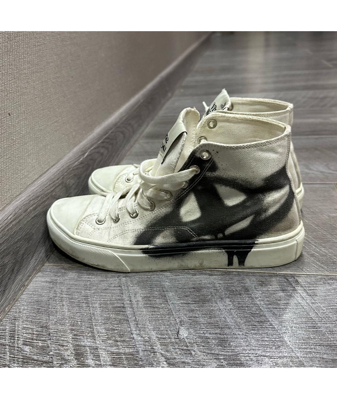 VIVIENNE WESTWOOD Белые текстильные кеды, фото 5