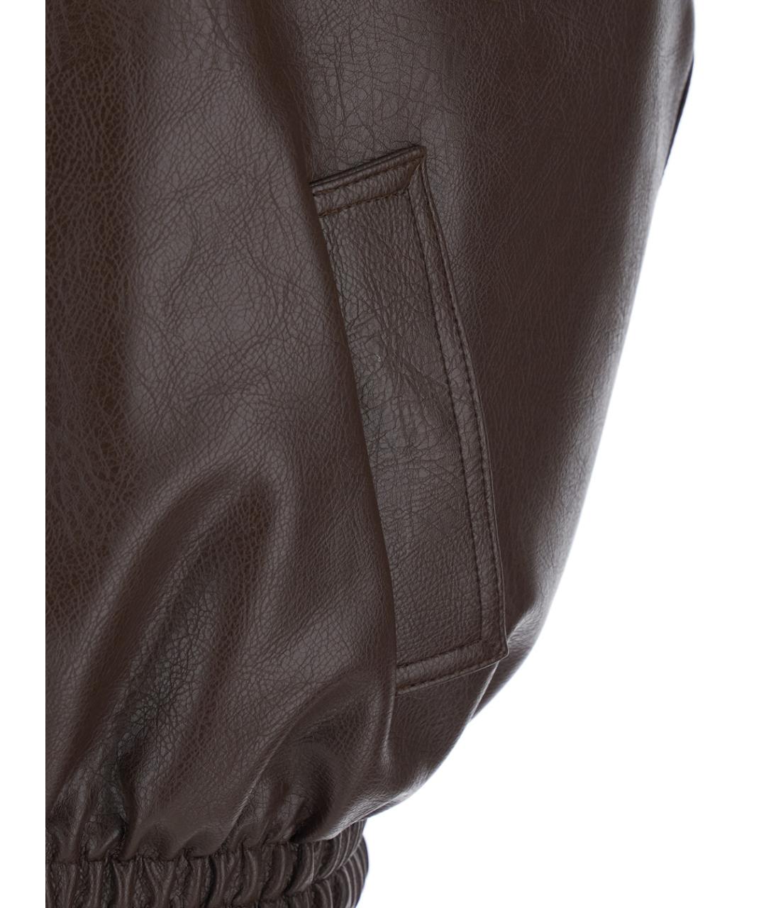 MSGM Коричневый вискозный жилет, фото 3