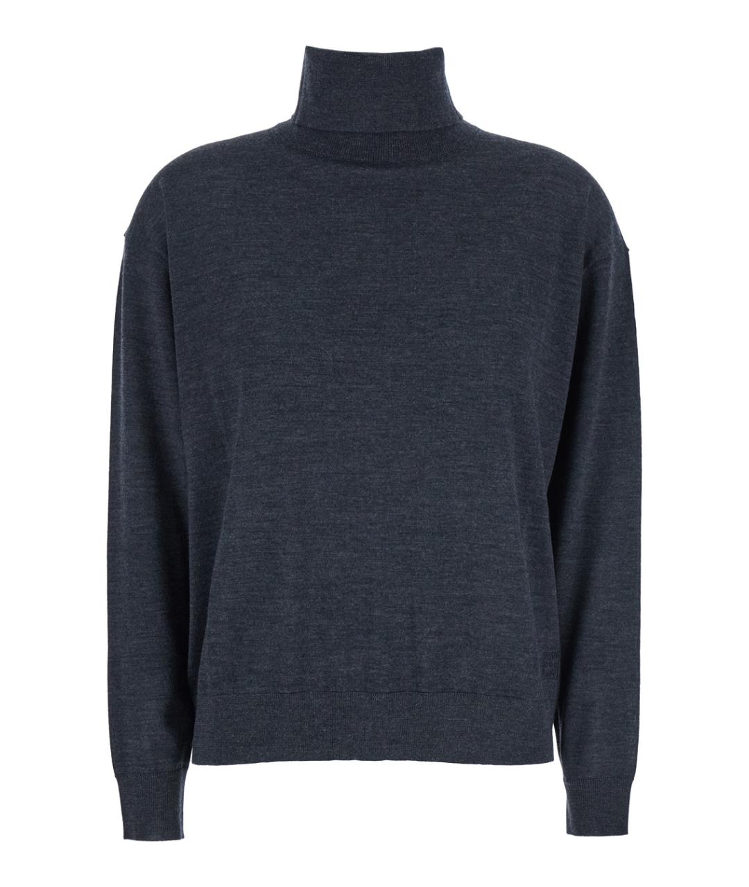 SEMICOUTURE Серый шерстяной джемпер / свитер, фото 1