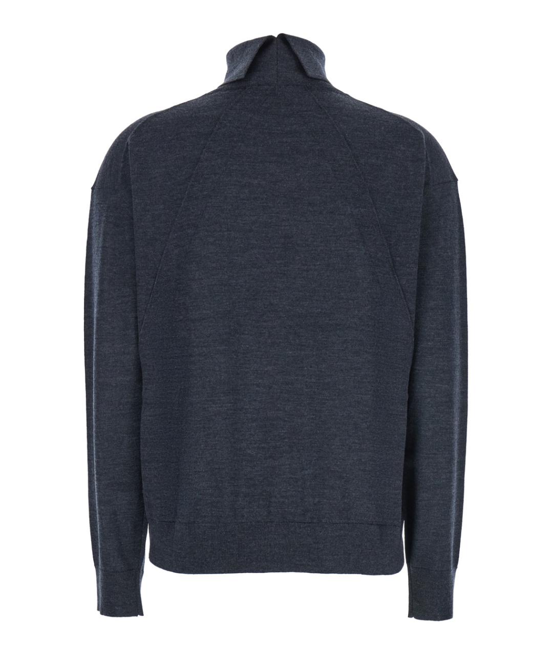 SEMICOUTURE Серый шерстяной джемпер / свитер, фото 2