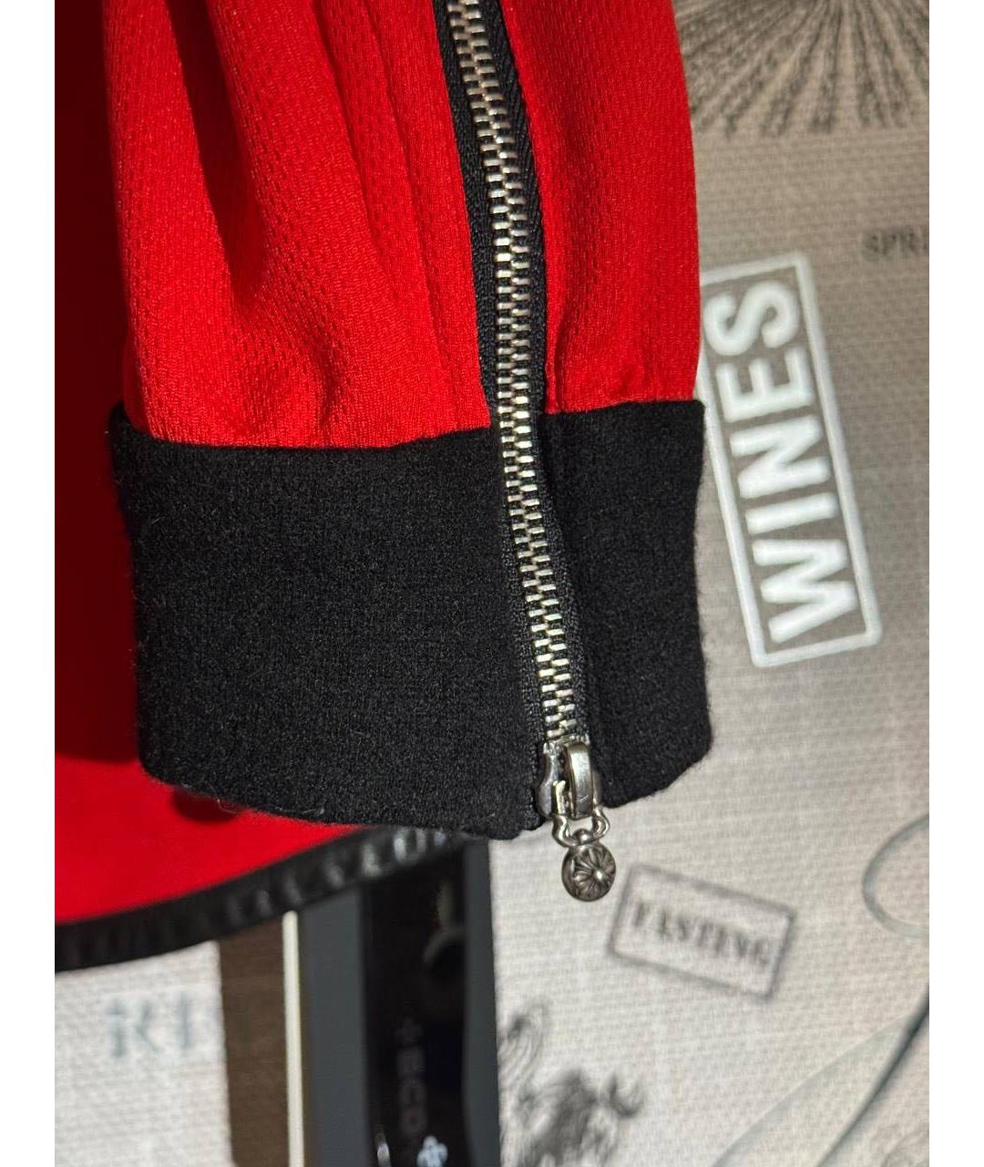 CHROME HEARTS Красная синтетическая куртка, фото 5