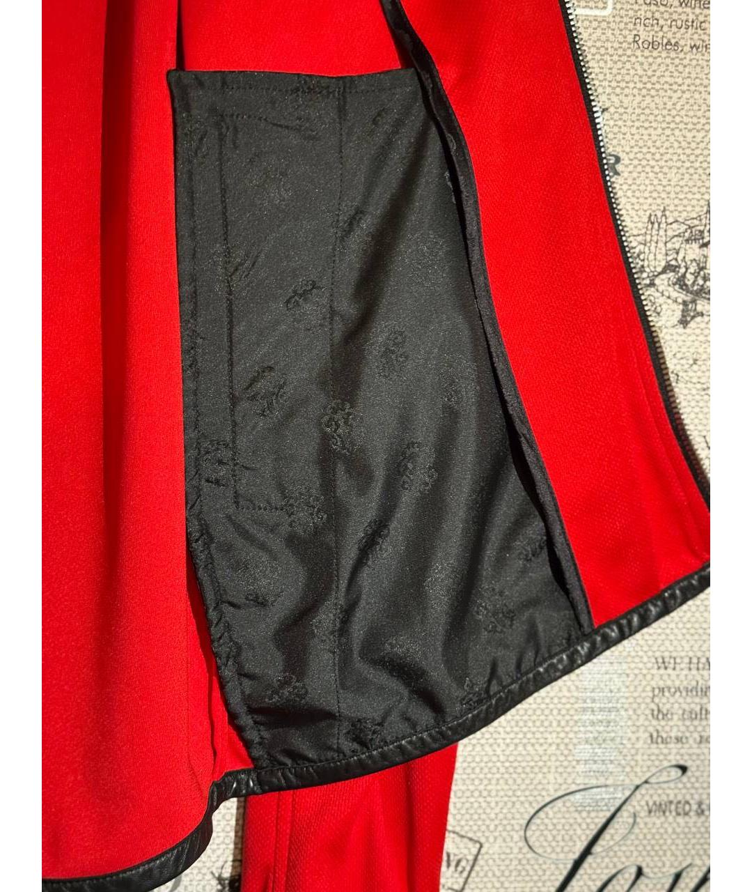 CHROME HEARTS Красная синтетическая куртка, фото 7