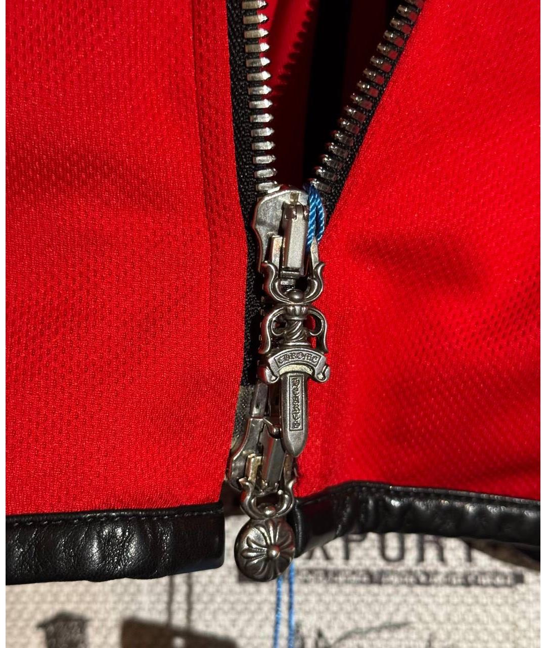 CHROME HEARTS Красная синтетическая куртка, фото 4