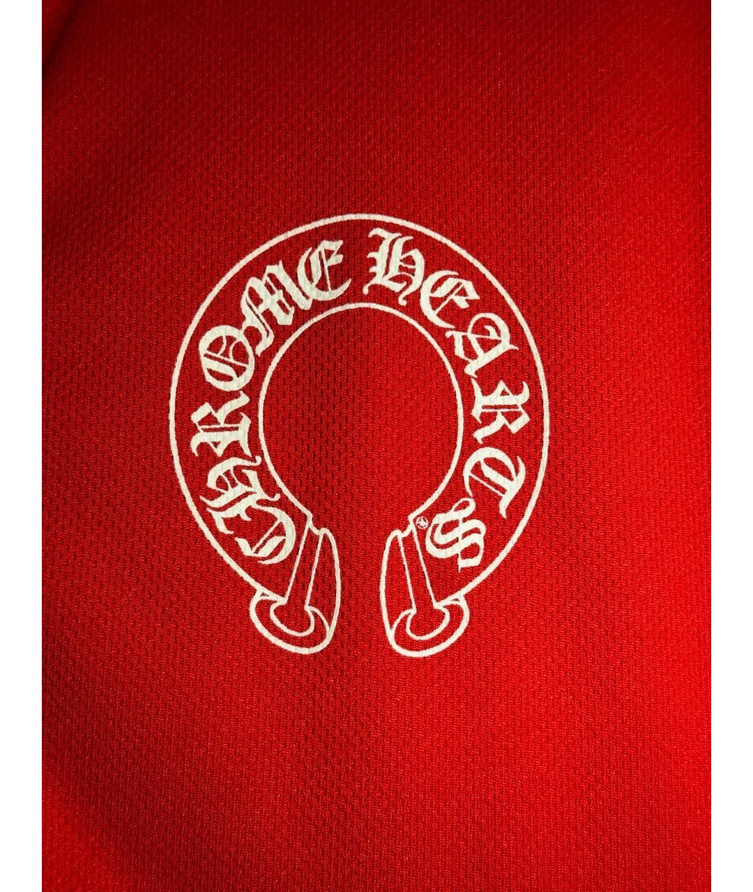 CHROME HEARTS Красная синтетическая куртка, фото 8