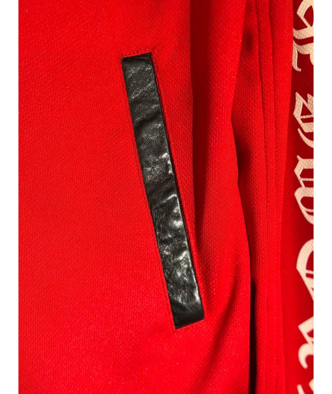 CHROME HEARTS Красная синтетическая куртка, фото 6