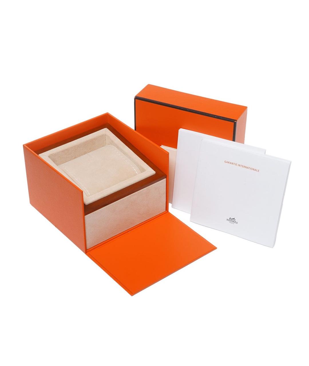 HERMES Темно-синие часы из экзотической кожи, фото 4