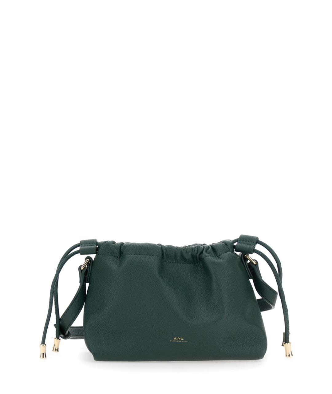 A.P.C. Зеленая сумка через плечо из искусственной кожи, фото 1