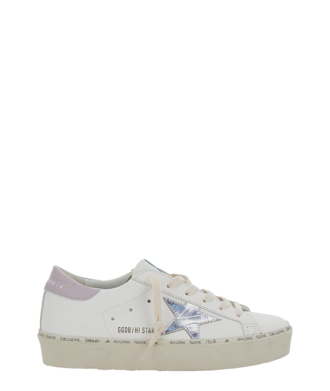 GOLDEN GOOSE DELUXE BRAND Белые кожаные кроссовки, фото 1