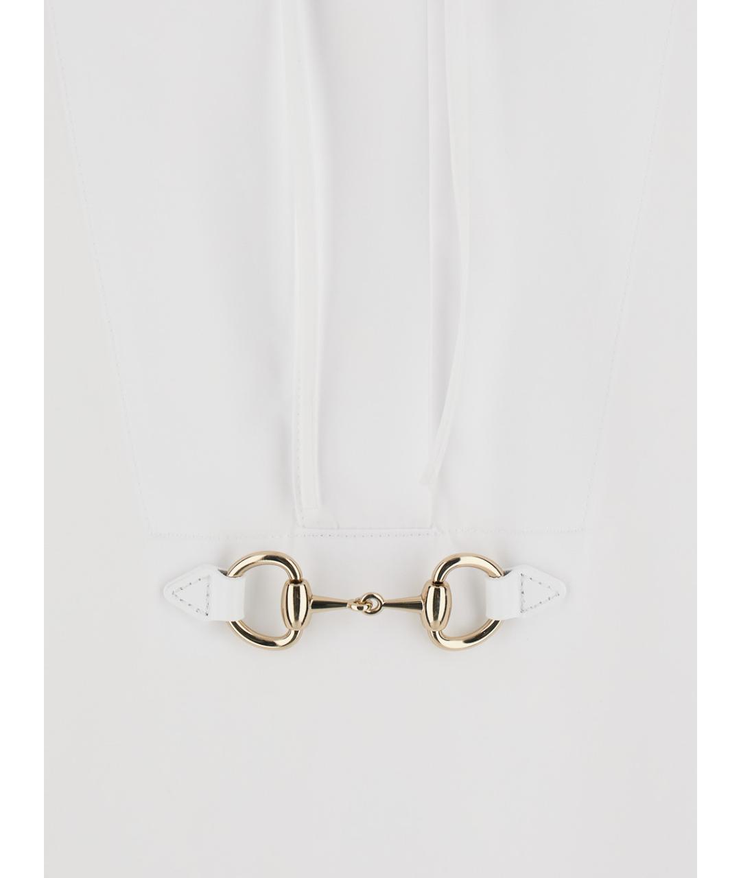 GUCCI Белая хлопковая рубашка, фото 3