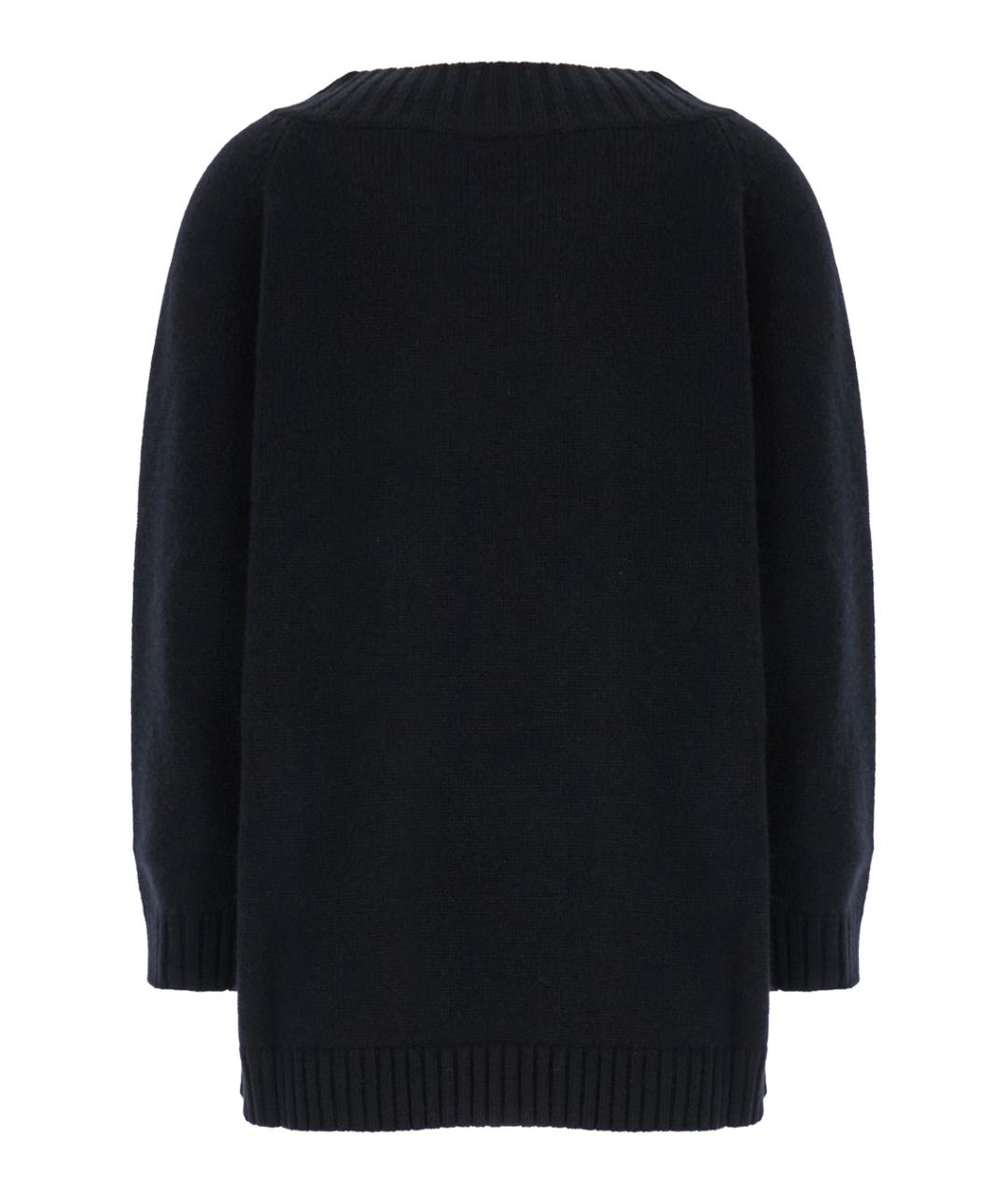 MAX MARA Черный шерстяной джемпер / свитер, фото 2