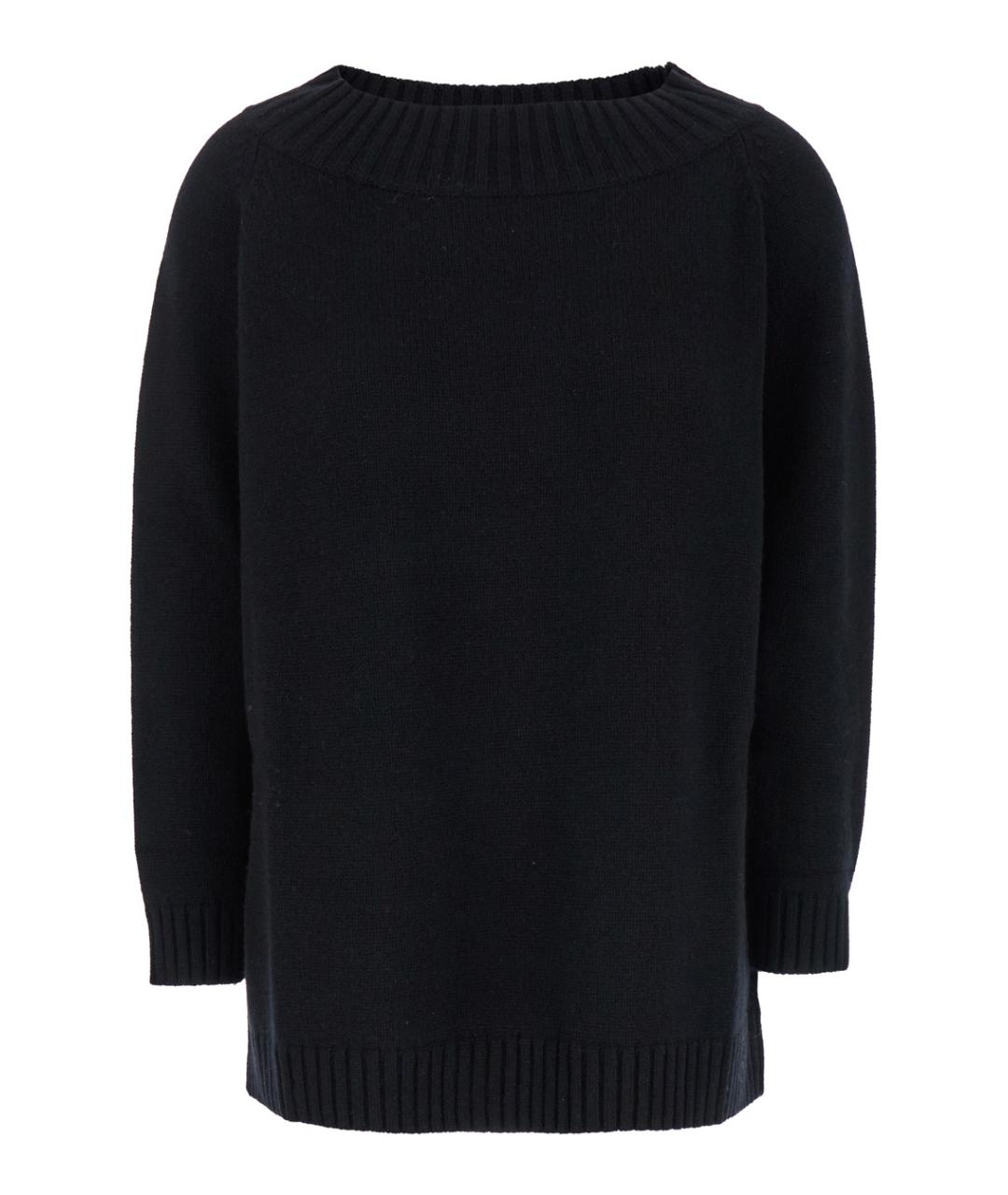 MAX MARA Черный шерстяной джемпер / свитер, фото 1