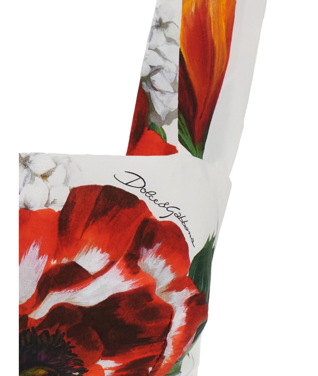 DOLCE&GABBANA Мульти хлопковая майка, фото 3