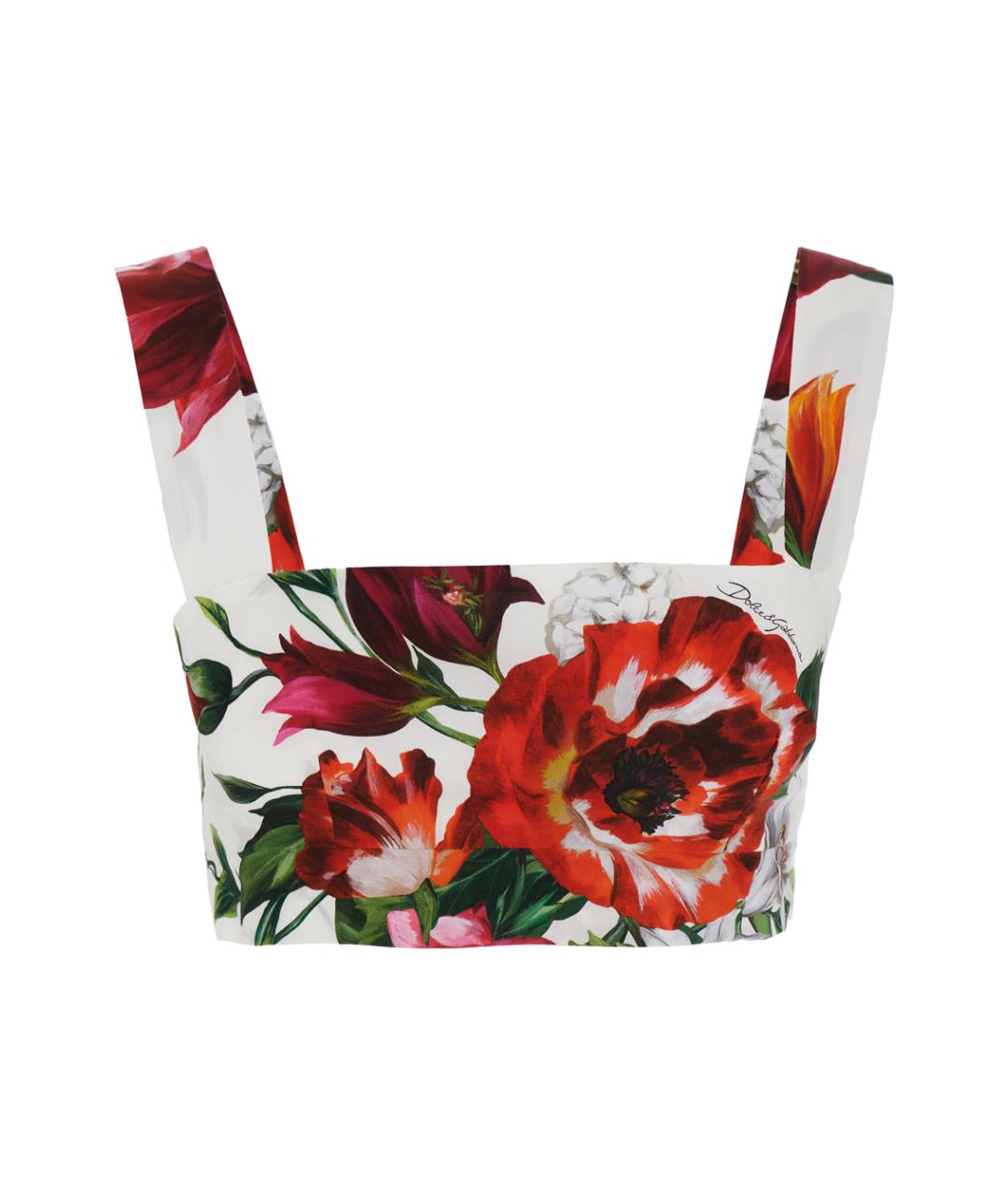 DOLCE&GABBANA Мульти хлопковая майка, фото 1