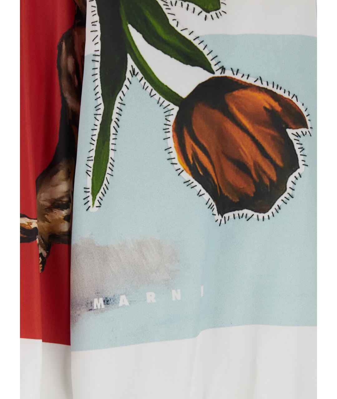 MARNI Мульти хлопковая рубашка, фото 3