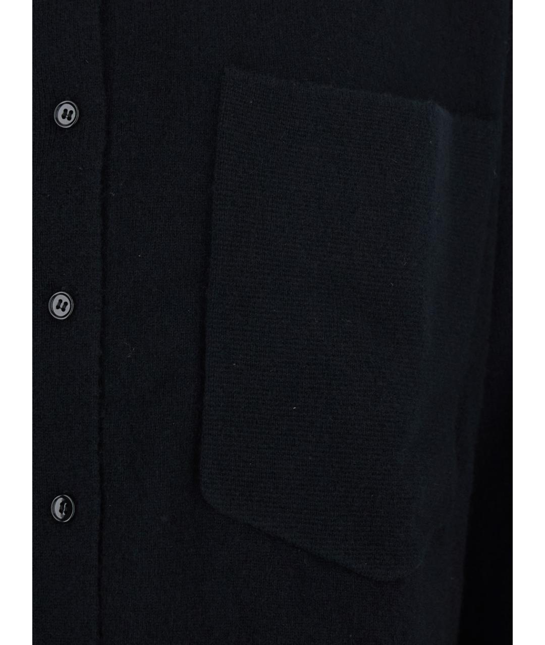 ALLUDE Черная шерстяная рубашка, фото 3