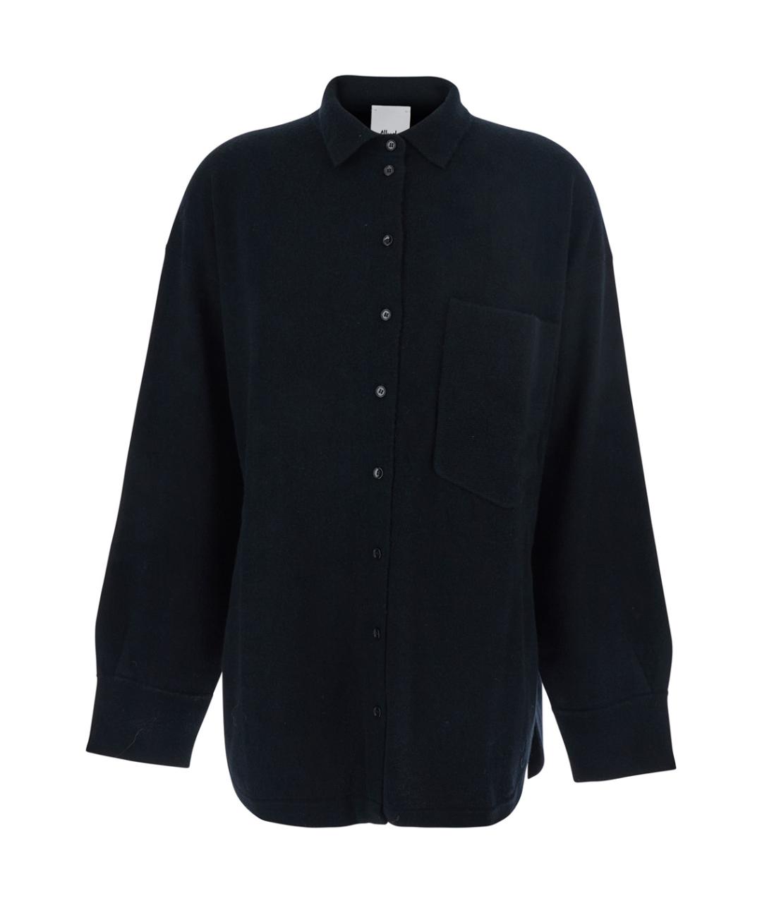 ALLUDE Черная шерстяная рубашка, фото 1