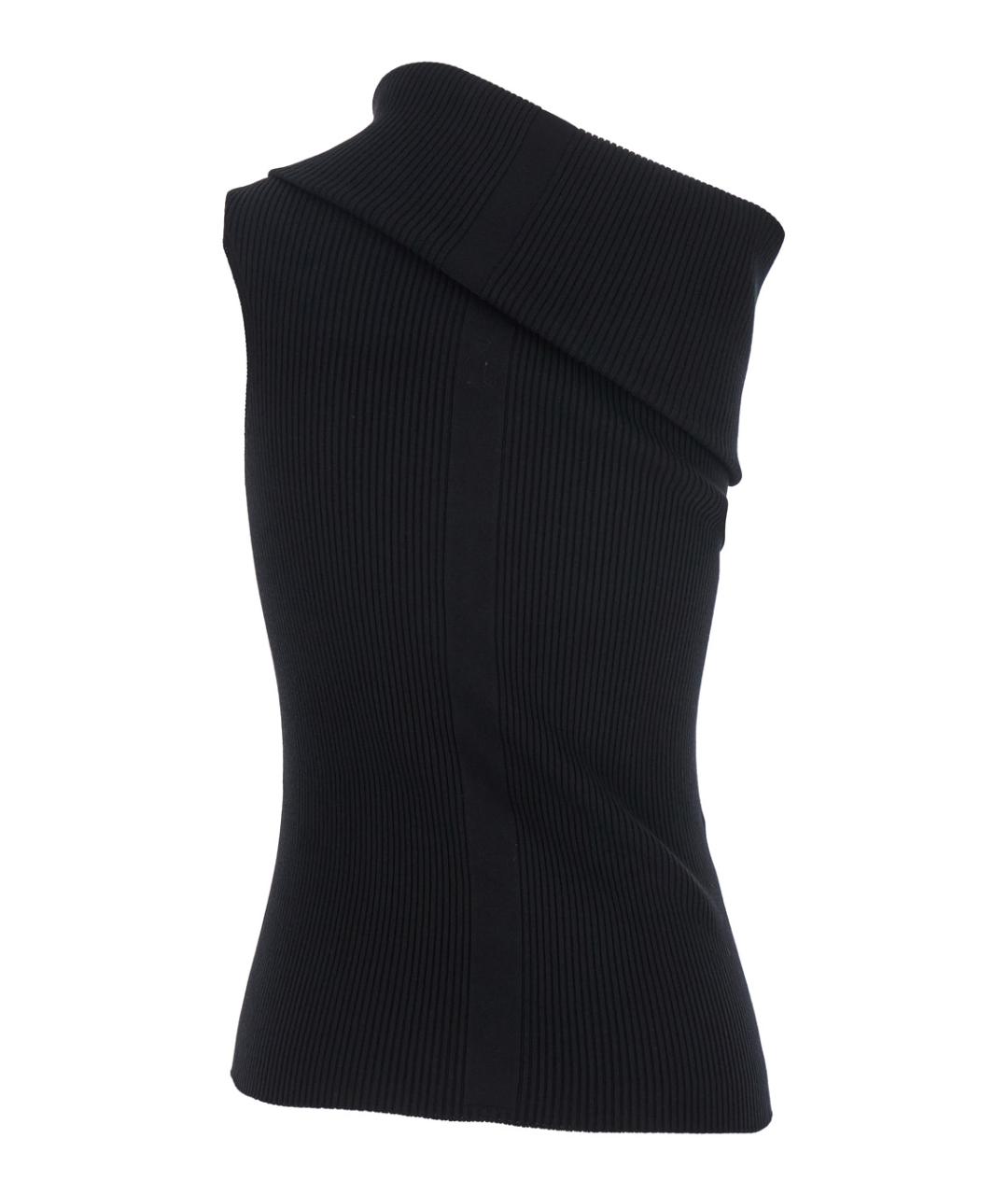 RICK OWENS Черная вискозная блузы, фото 2