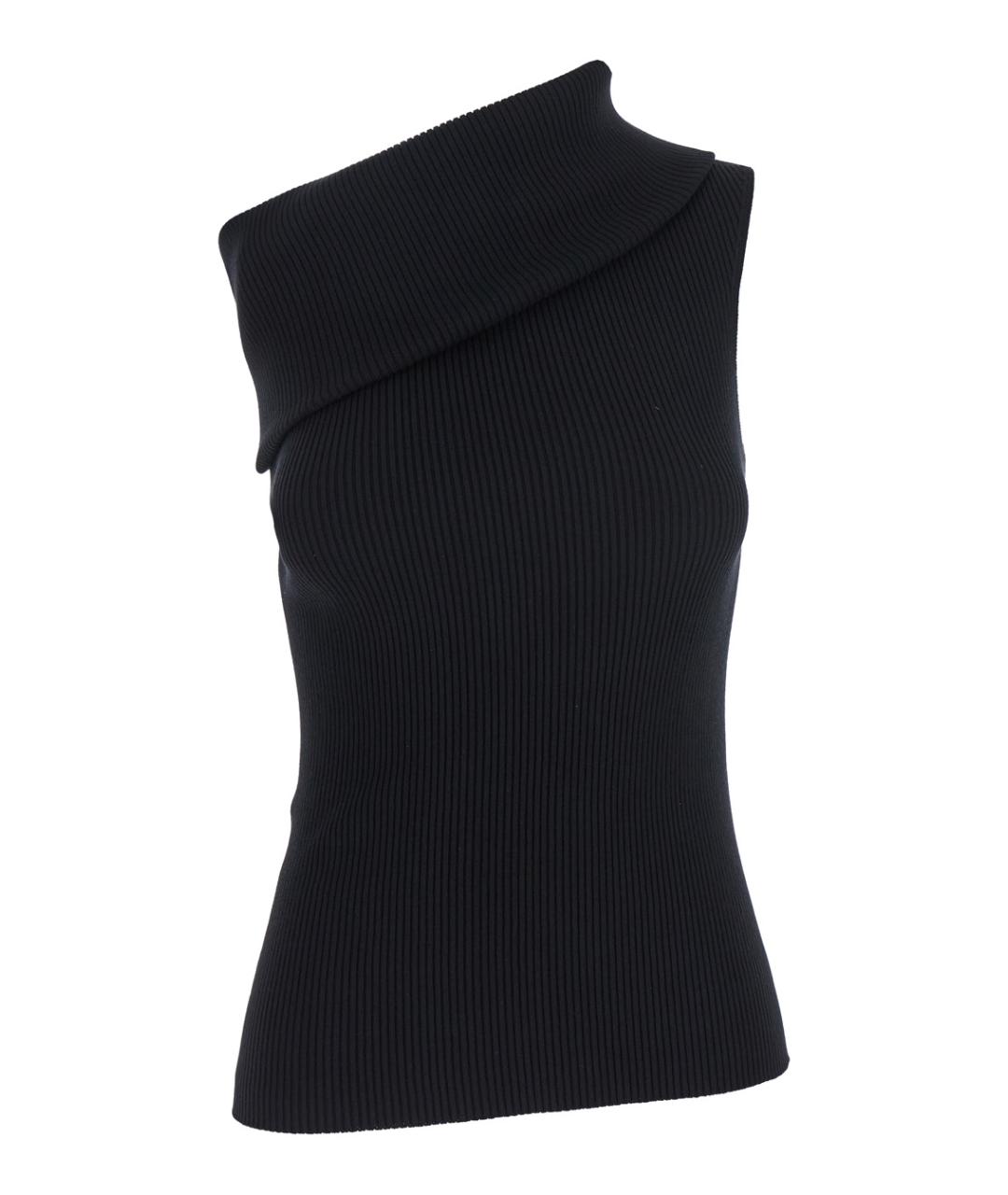 RICK OWENS Черная вискозная блузы, фото 1