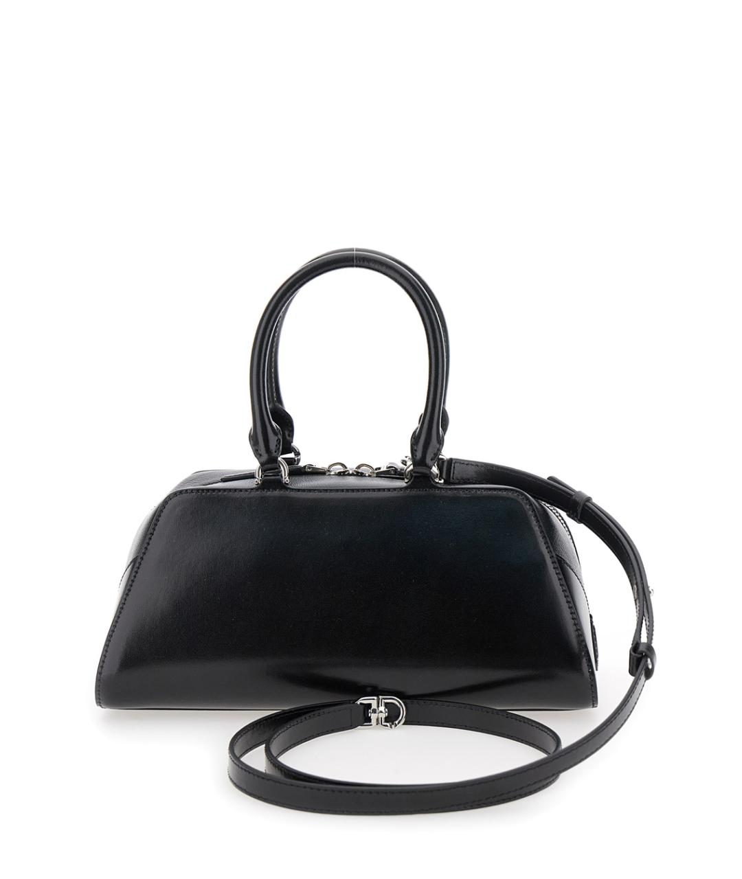 GIVENCHY Черная кожаная сумка с короткими ручками, фото 2