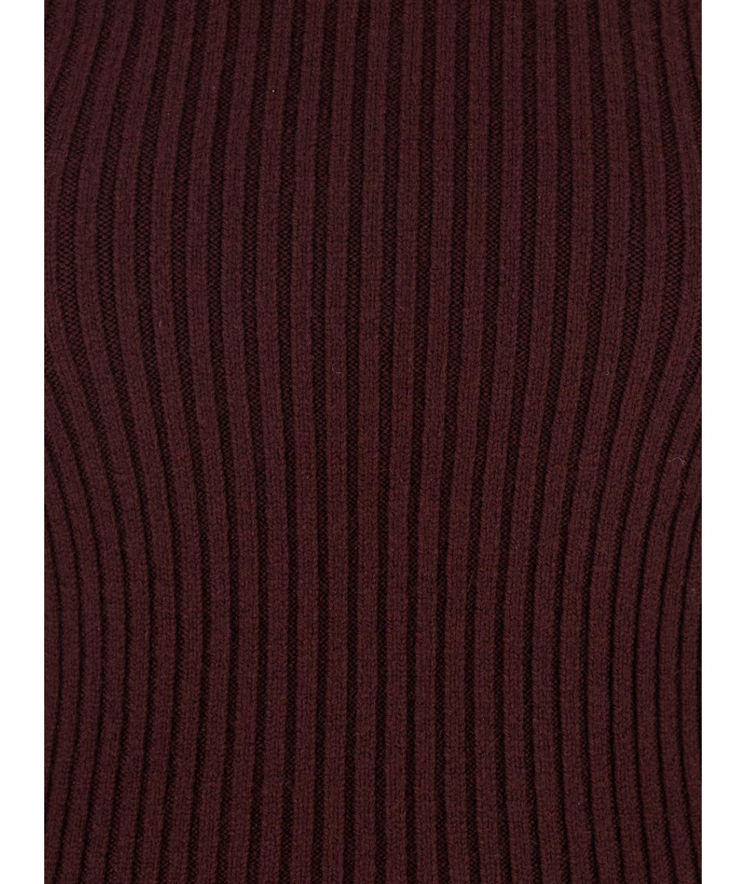 MAX MARA Бордовый шерстяной джемпер / свитер, фото 3