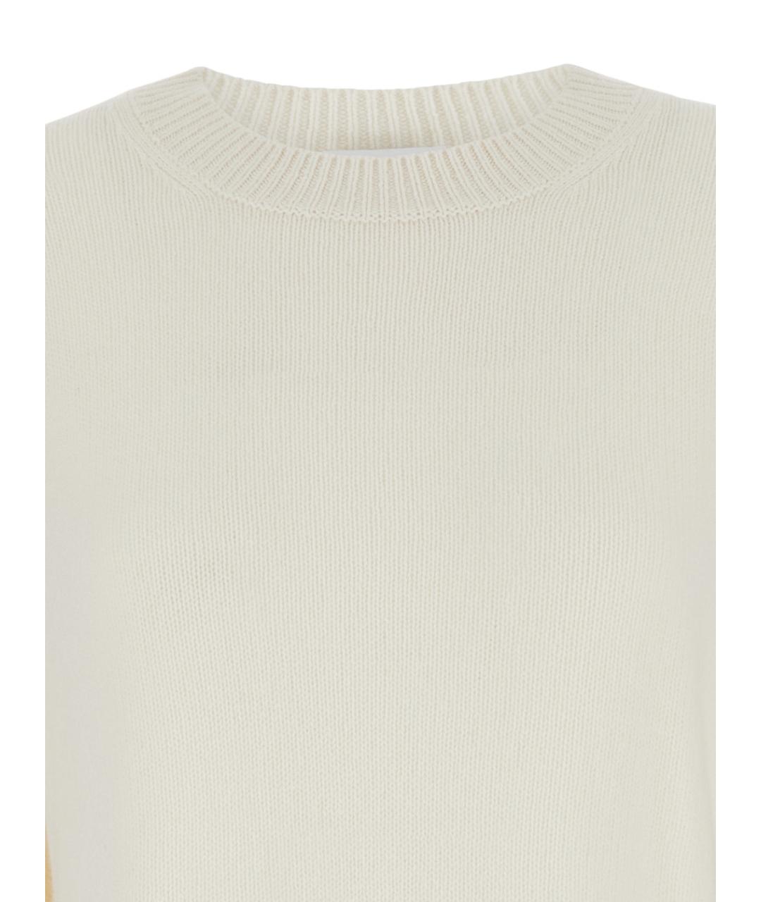 ALLUDE Белый кашемировый джемпер / свитер, фото 3
