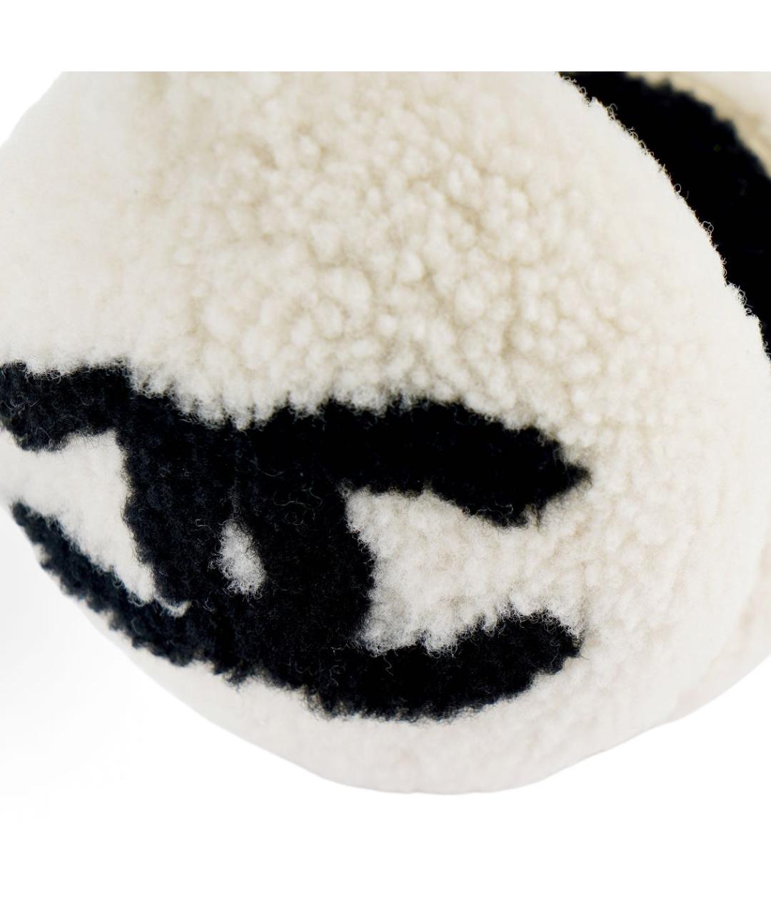 CHANEL Белые шерстяные наушники, фото 5