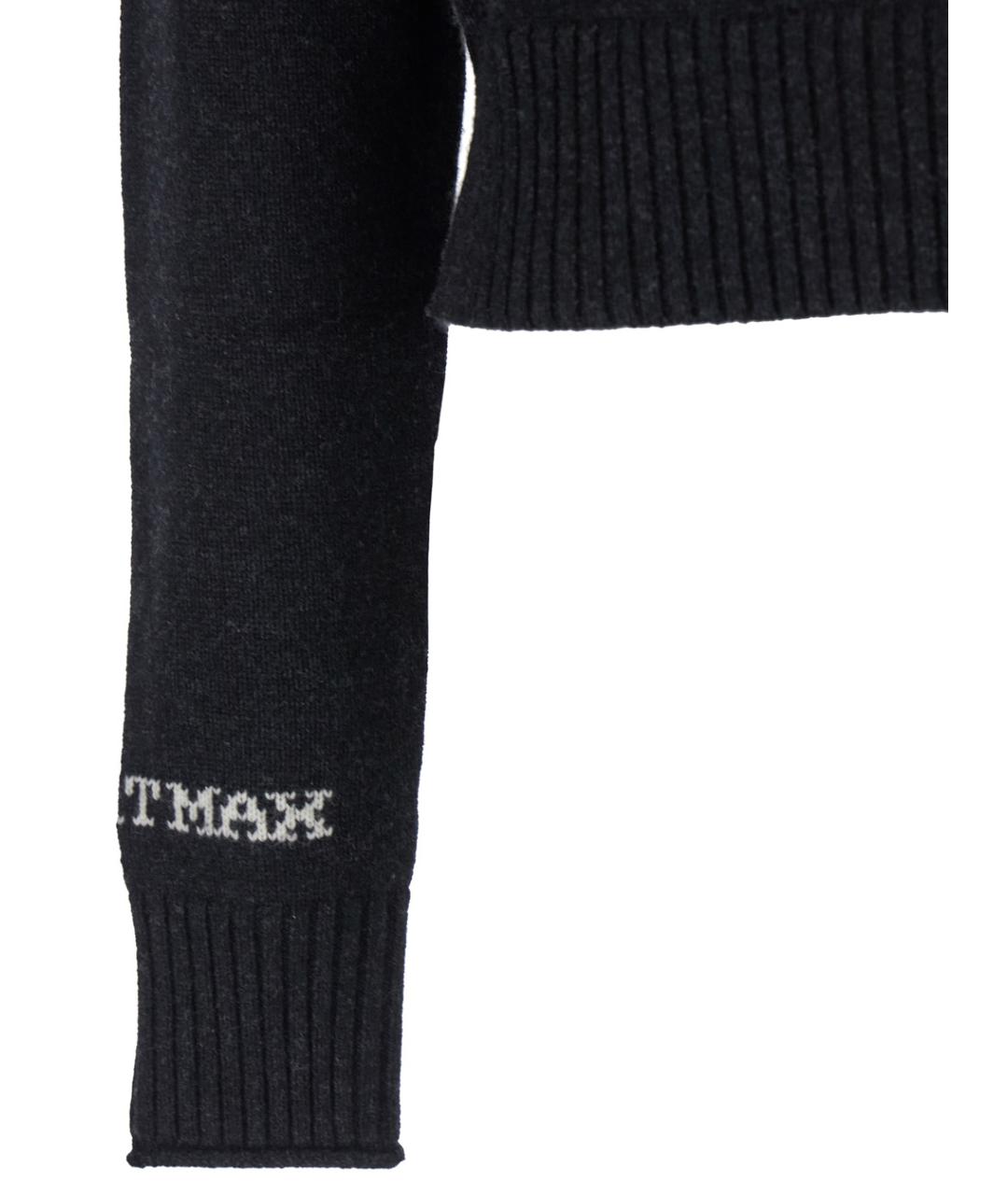 SPORTMAX Черный шерстяной джемпер / свитер, фото 3