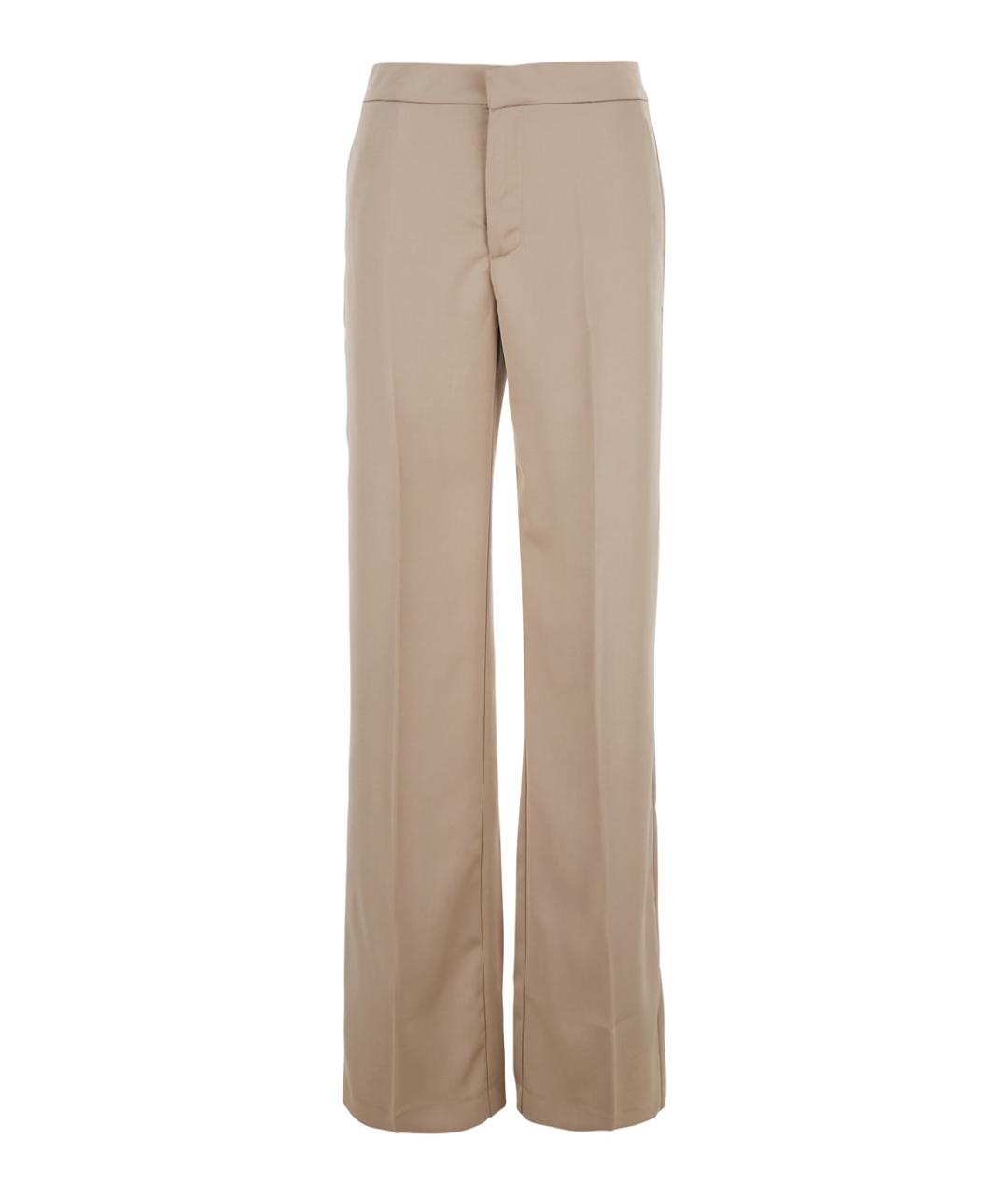 THE ANDAMANE Бежевые прямые брюки, фото 1