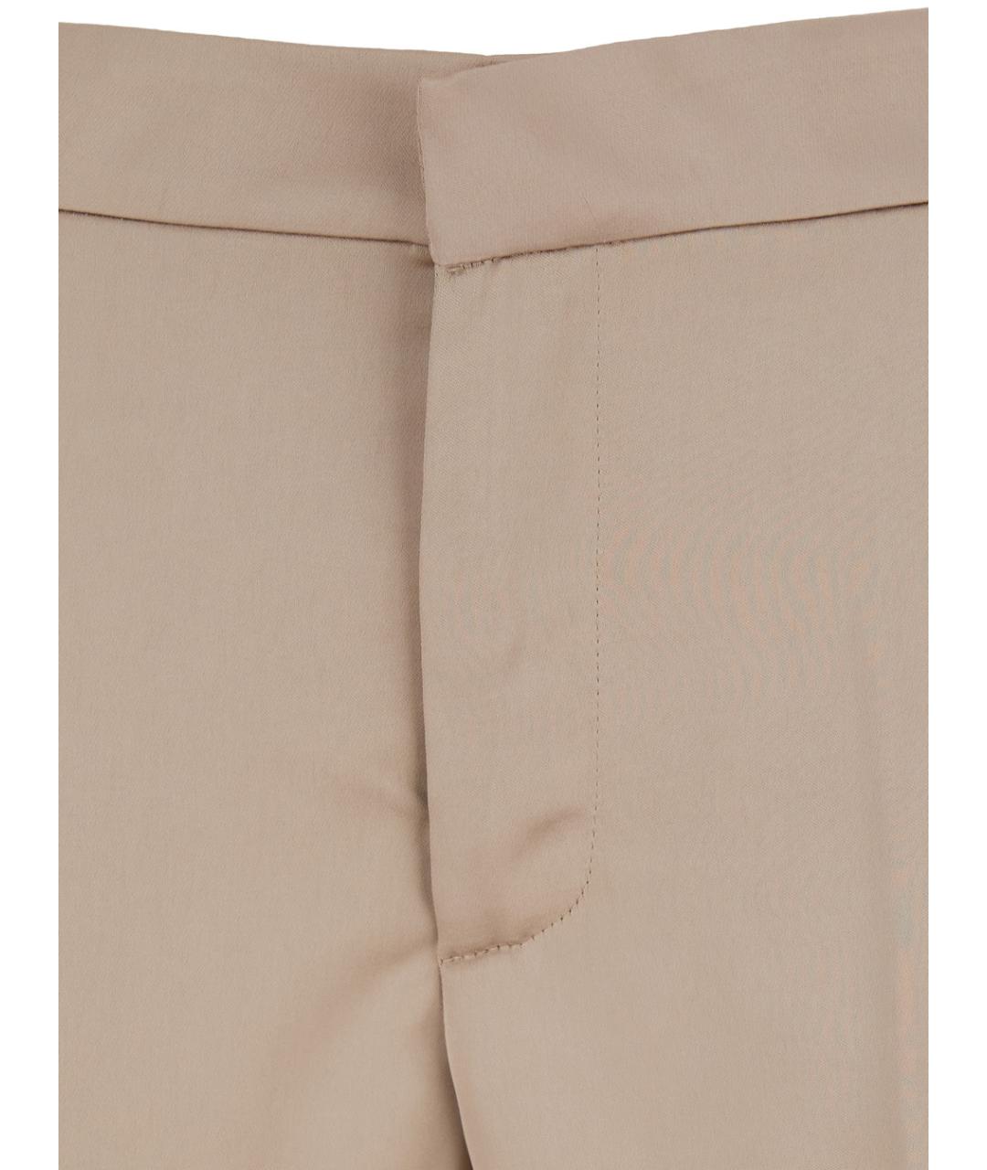 THE ANDAMANE Бежевые прямые брюки, фото 3