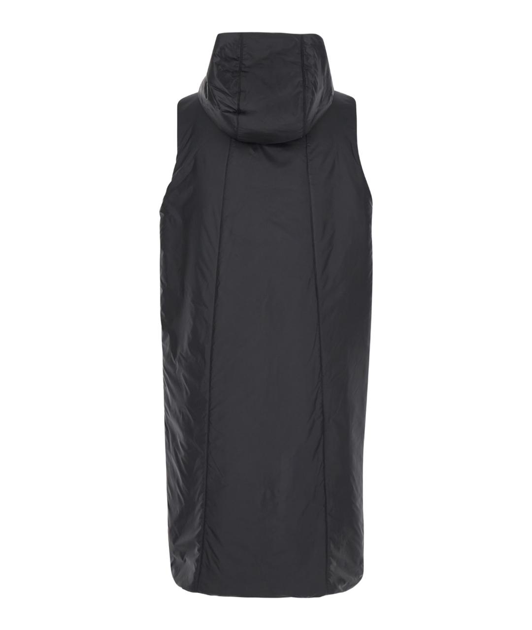 MAX MARA Черный полиэстеровый жилет, фото 2