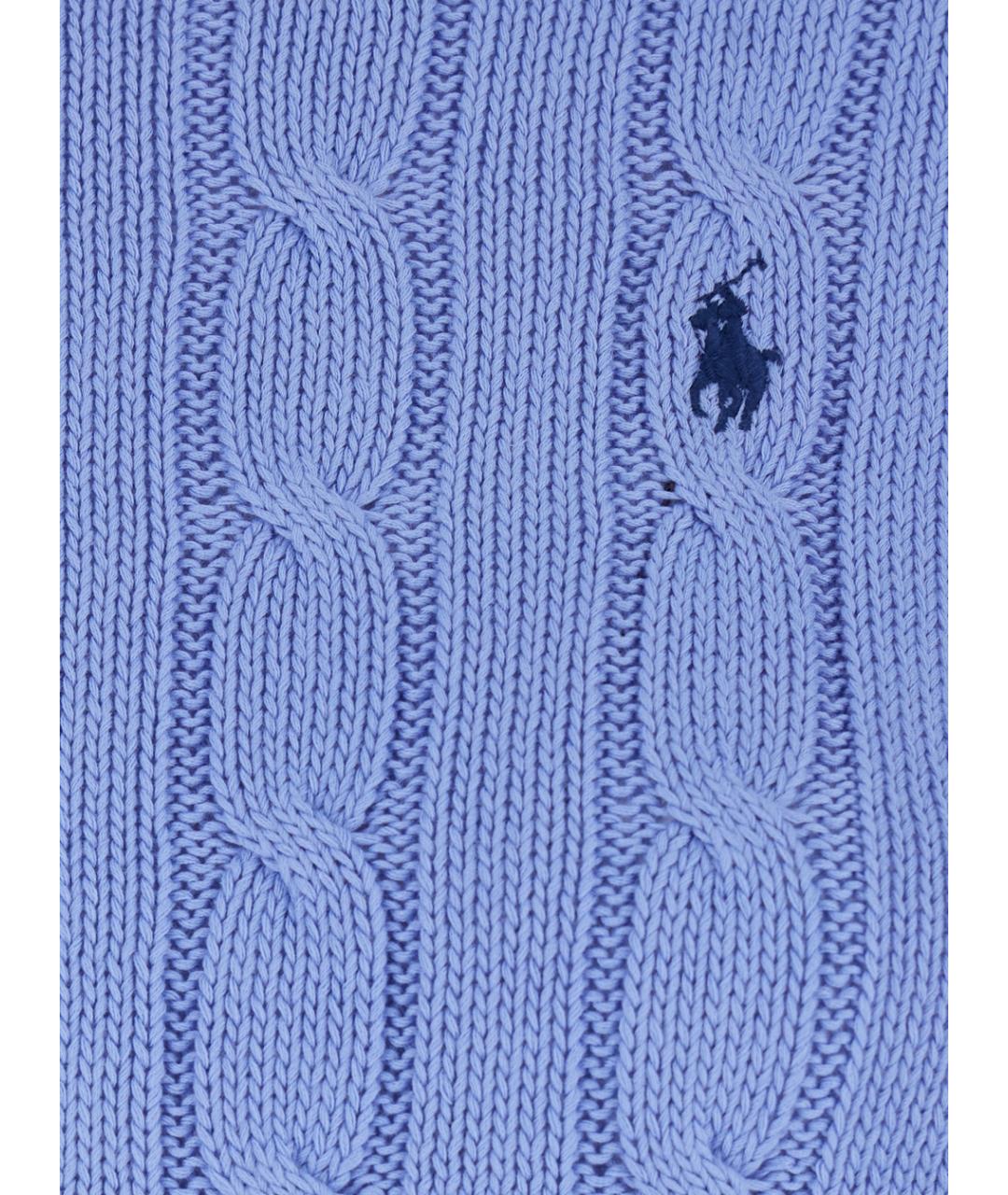 POLO RALPH LAUREN Синий хлопковый джемпер / свитер, фото 3