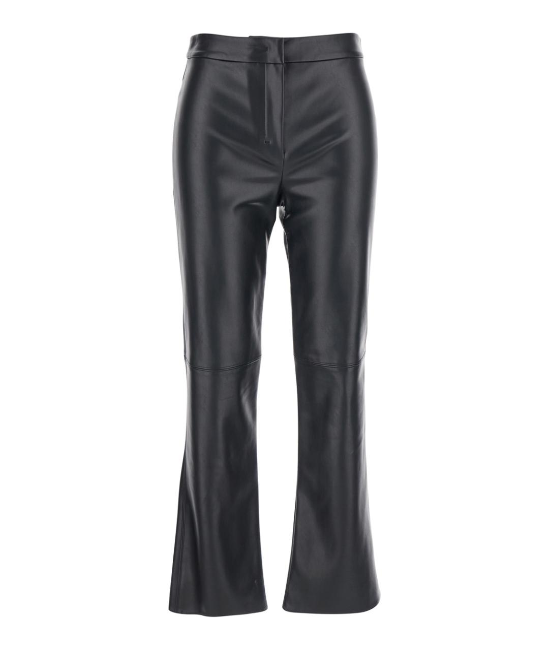 'S MAX MARA Черные полиэстеровые прямые брюки, фото 1