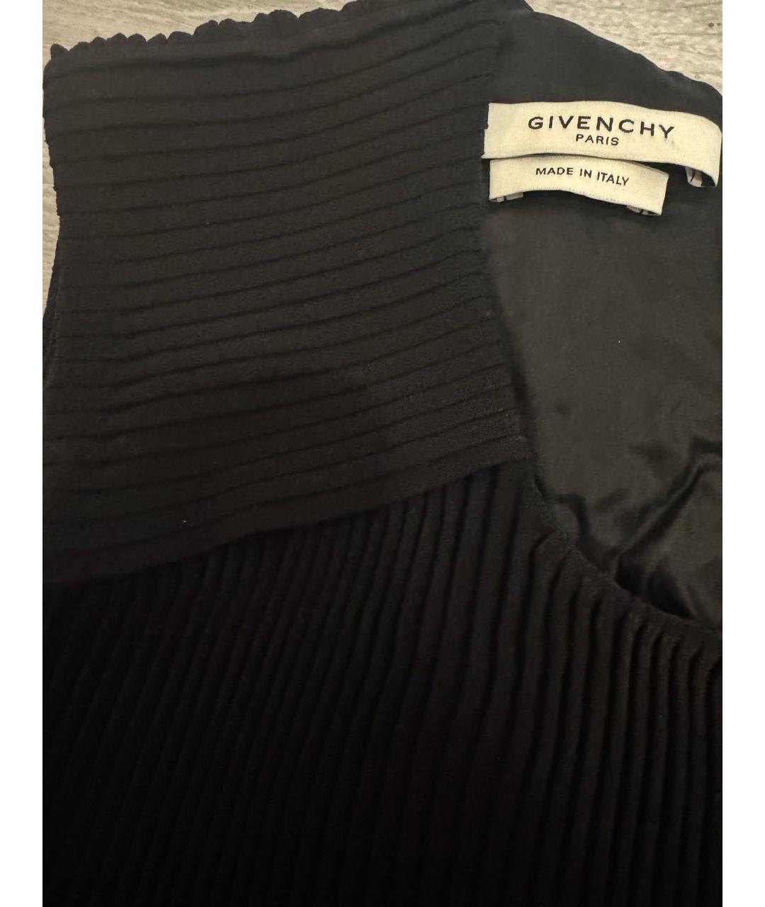 GIVENCHY Черное полиэстеровое коктейльное платье, фото 4