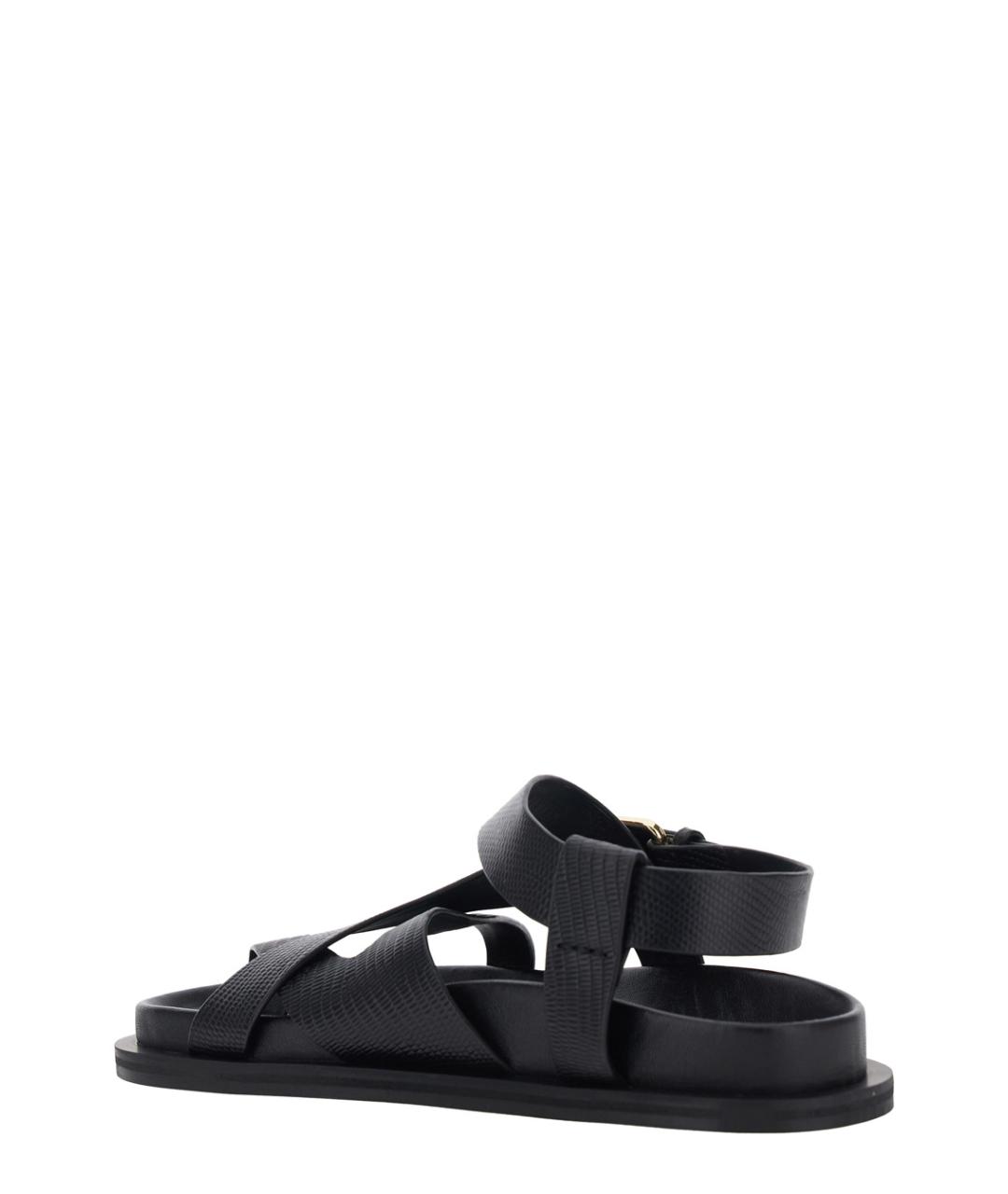 A.EMERY Черные кожаные сандалии, фото 3