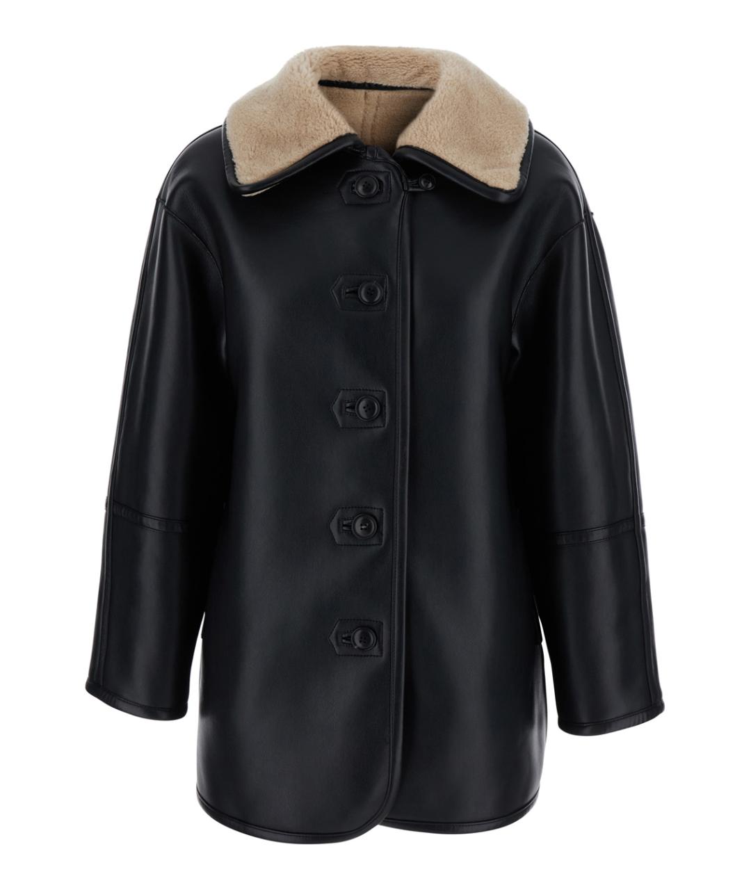 LOW CLASSIC Бежевая меховая дубленка, фото 4