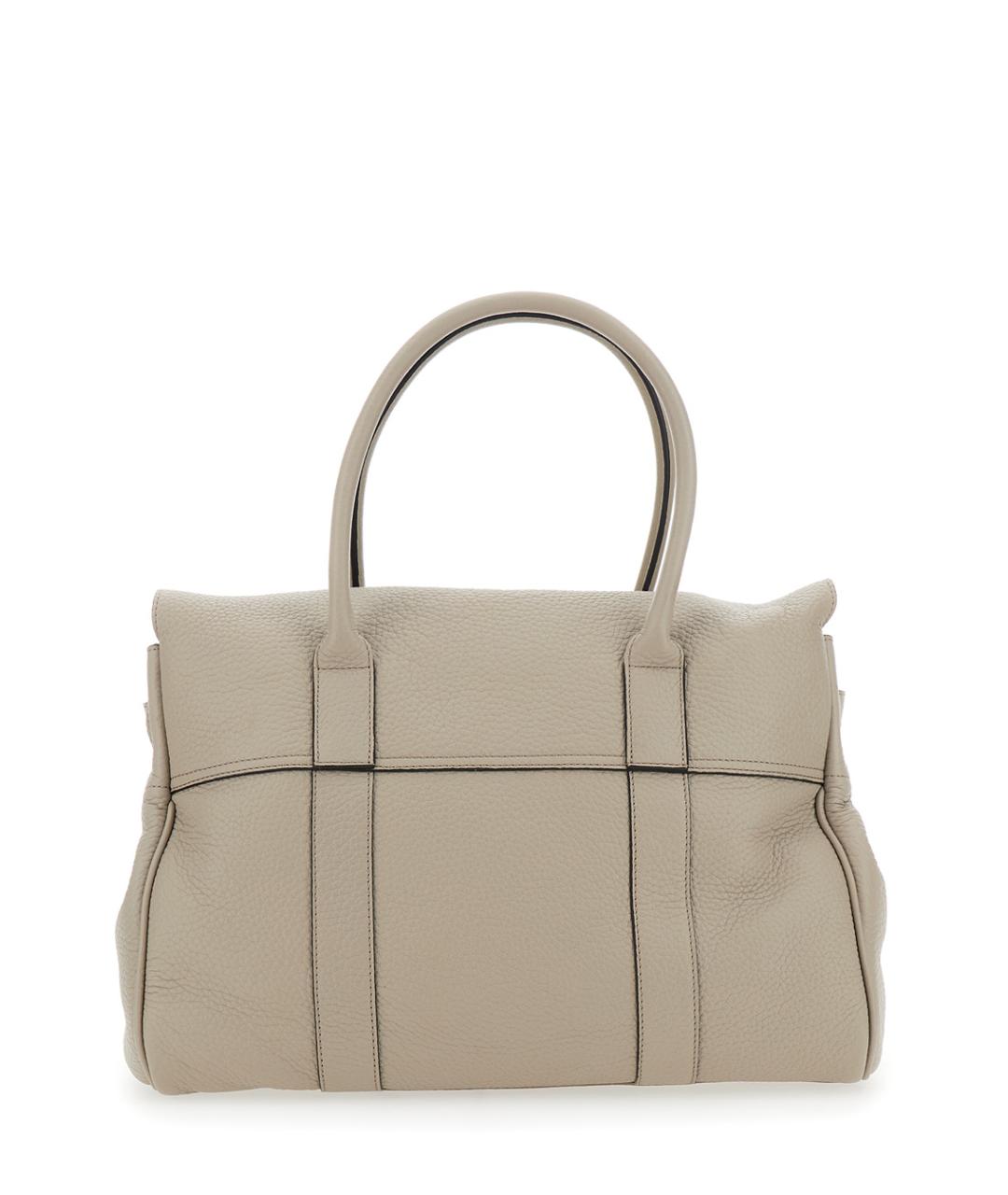 MULBERRY Бежевая кожаная сумка через плечо, фото 2