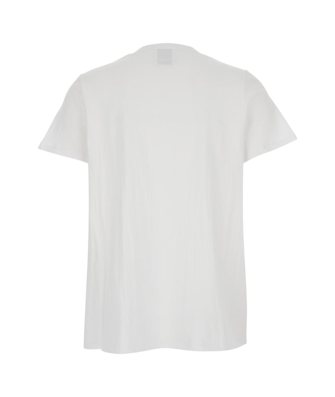 ALLUDE Белая хлопковая футболка, фото 2