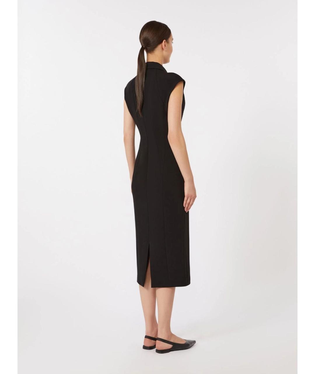 MAX MARA STUDIO Черное повседневное платье, фото 4