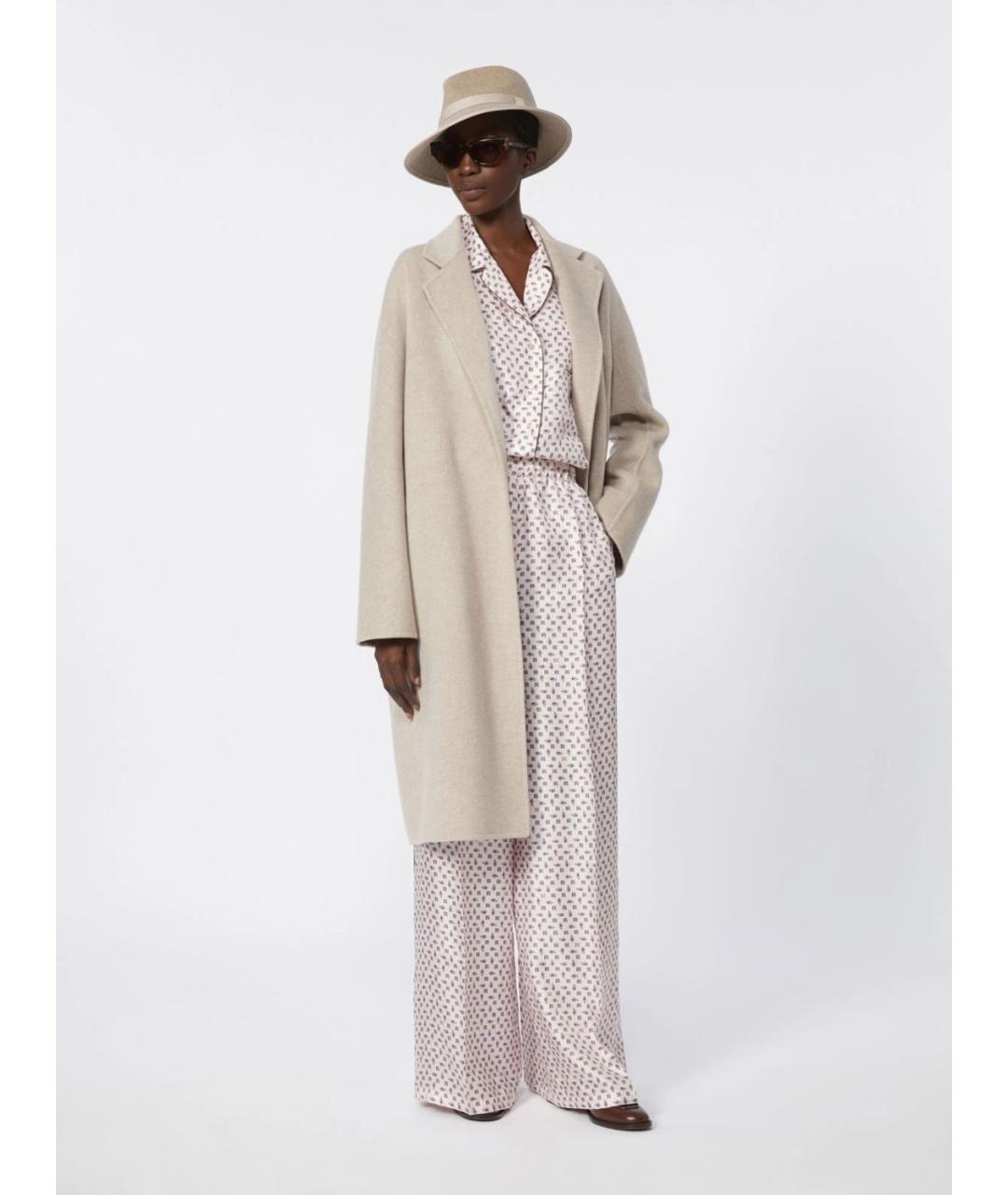 MAX MARA Бежевое кашемировое пальто, фото 2