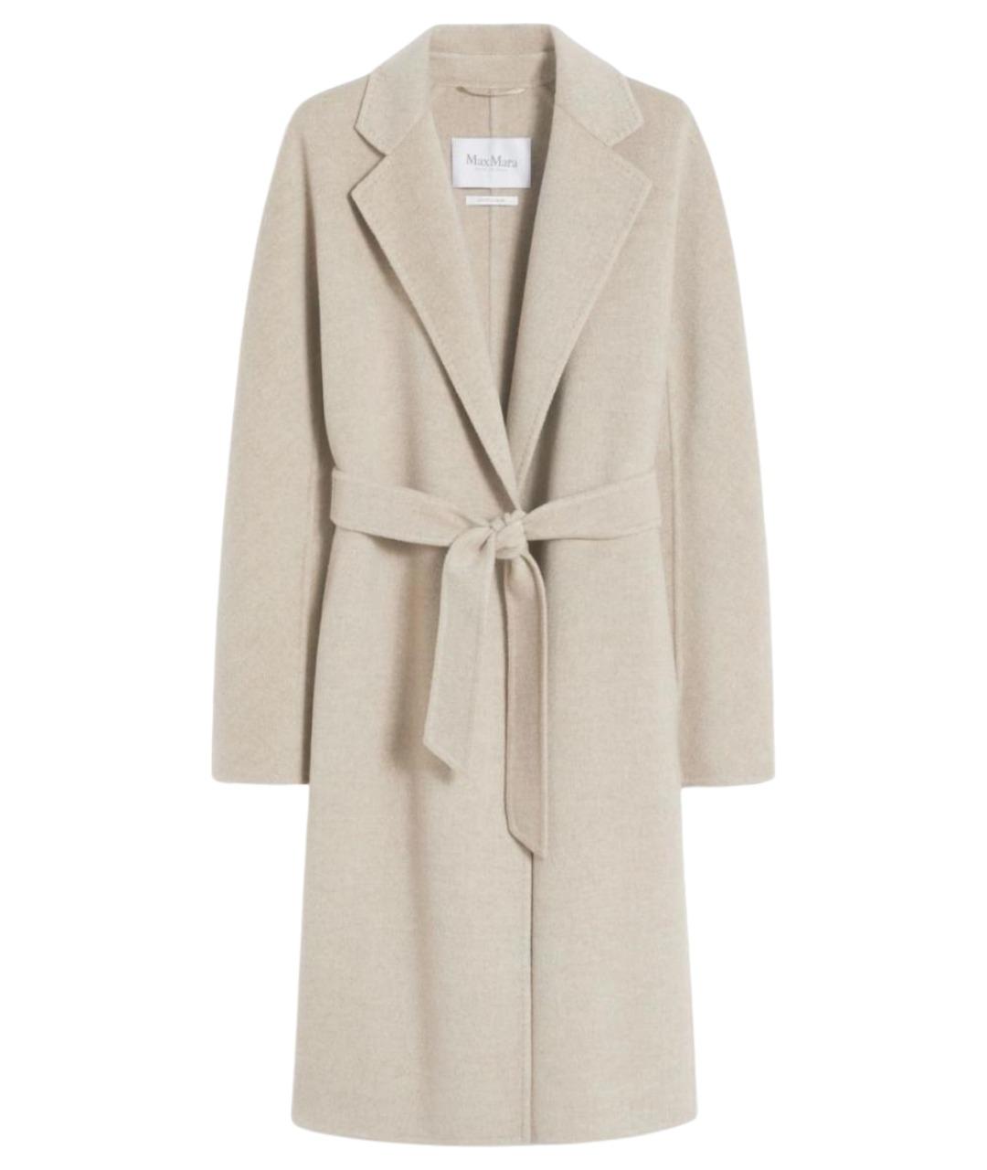 MAX MARA Бежевое кашемировое пальто, фото 1