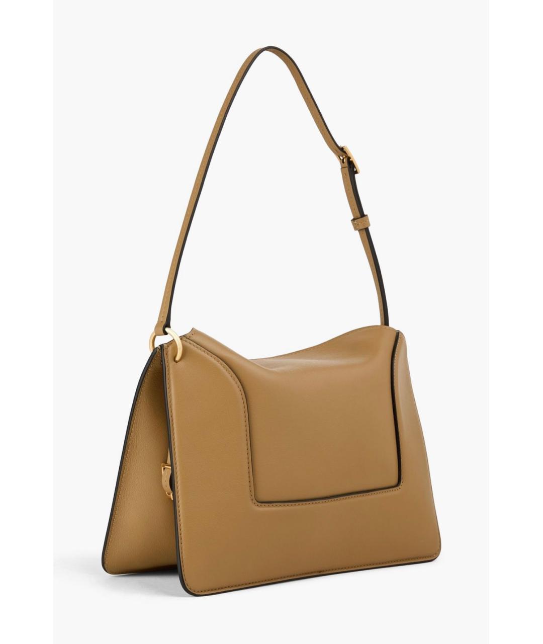 WANDLER Коричневая кожаная сумка через плечо, фото 3