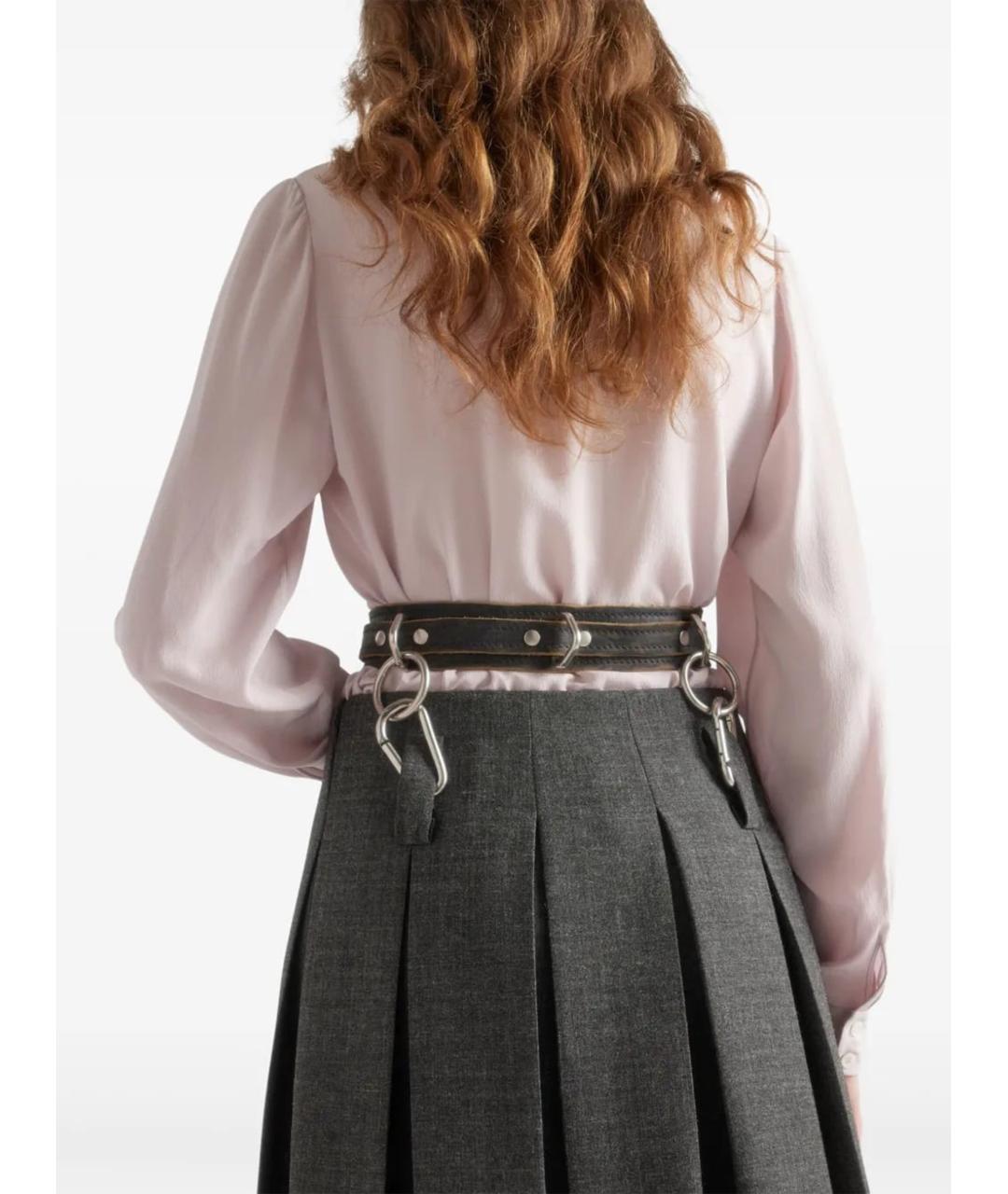 PRADA Розовая хлопковая блузы, фото 3