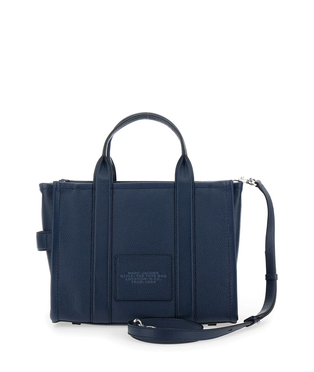 MARC JACOBS Синяя кожаная сумка тоут, фото 2